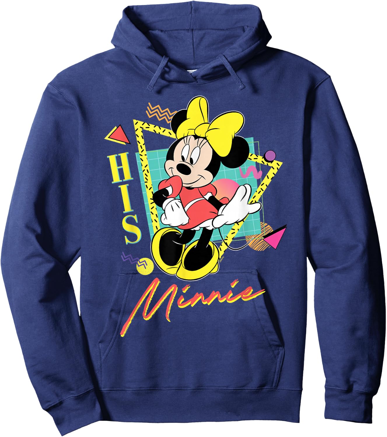 Disney Minnie Mouse Retro '90s Couples Matching His Minnie Hoodie - Hoodie | Navy