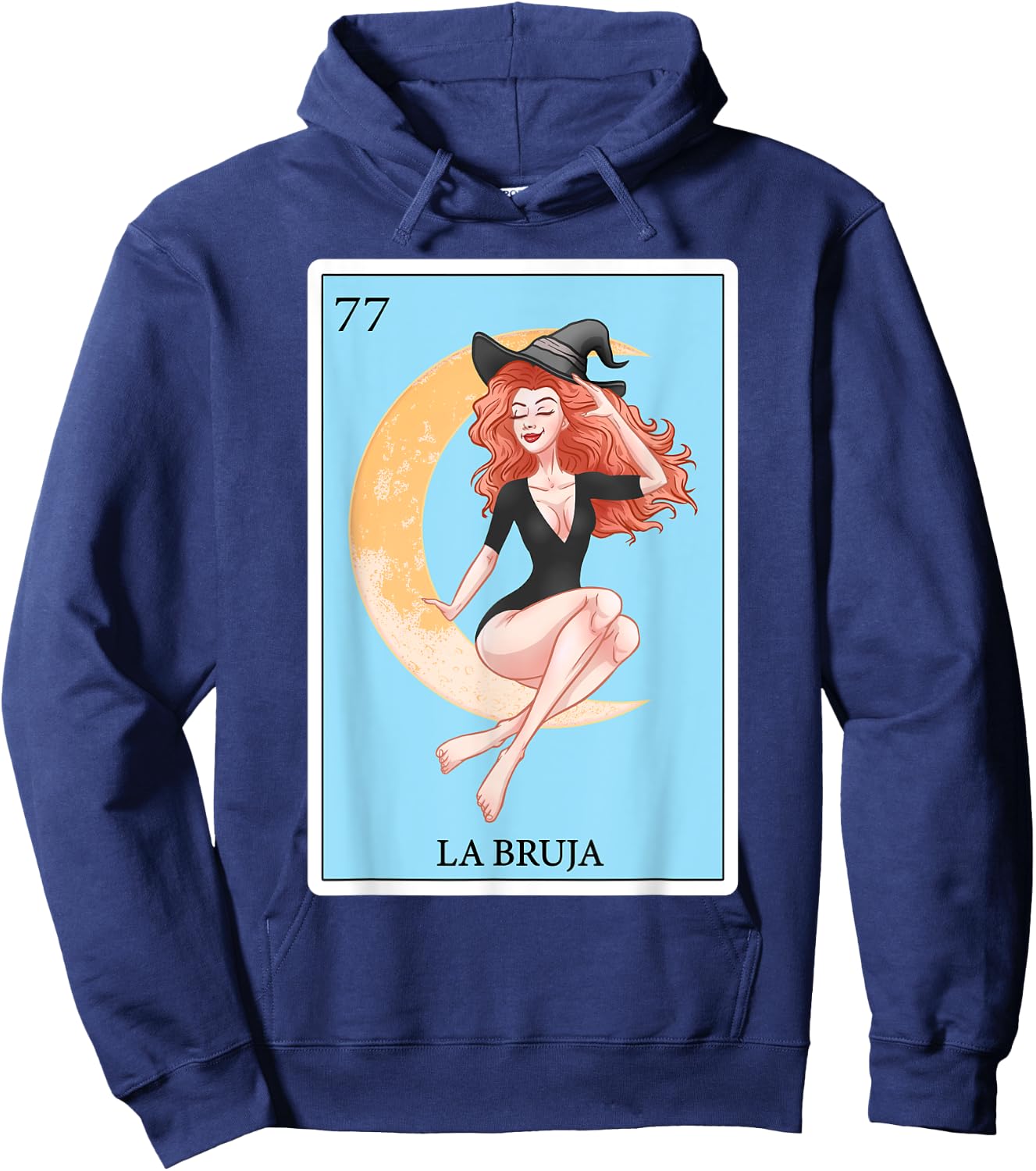Funny Spanish-Mexican Bingo Gifts - La Bruja Hoodie - Hoodie | Navy