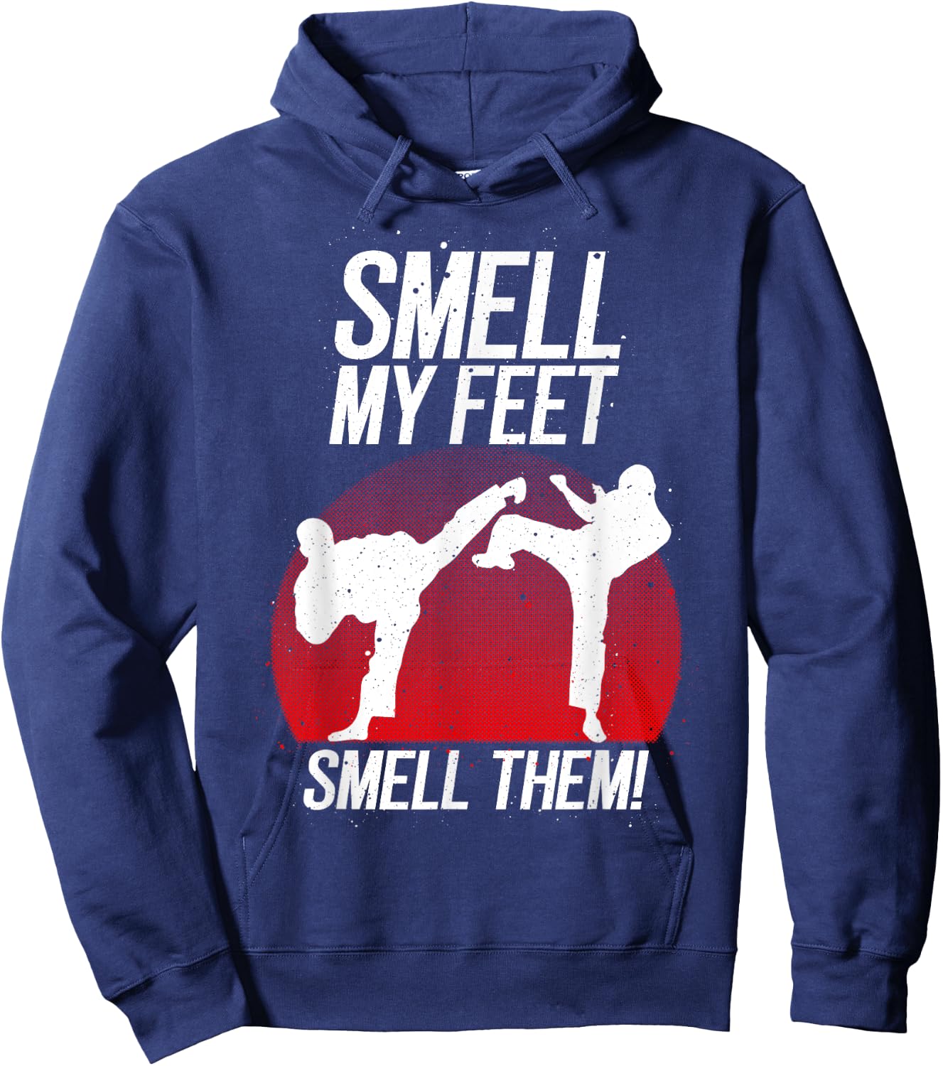 Cool Karate Gift Boys Girls Funny Smell My Feet Karate Hoodie - Hoodie | Navy