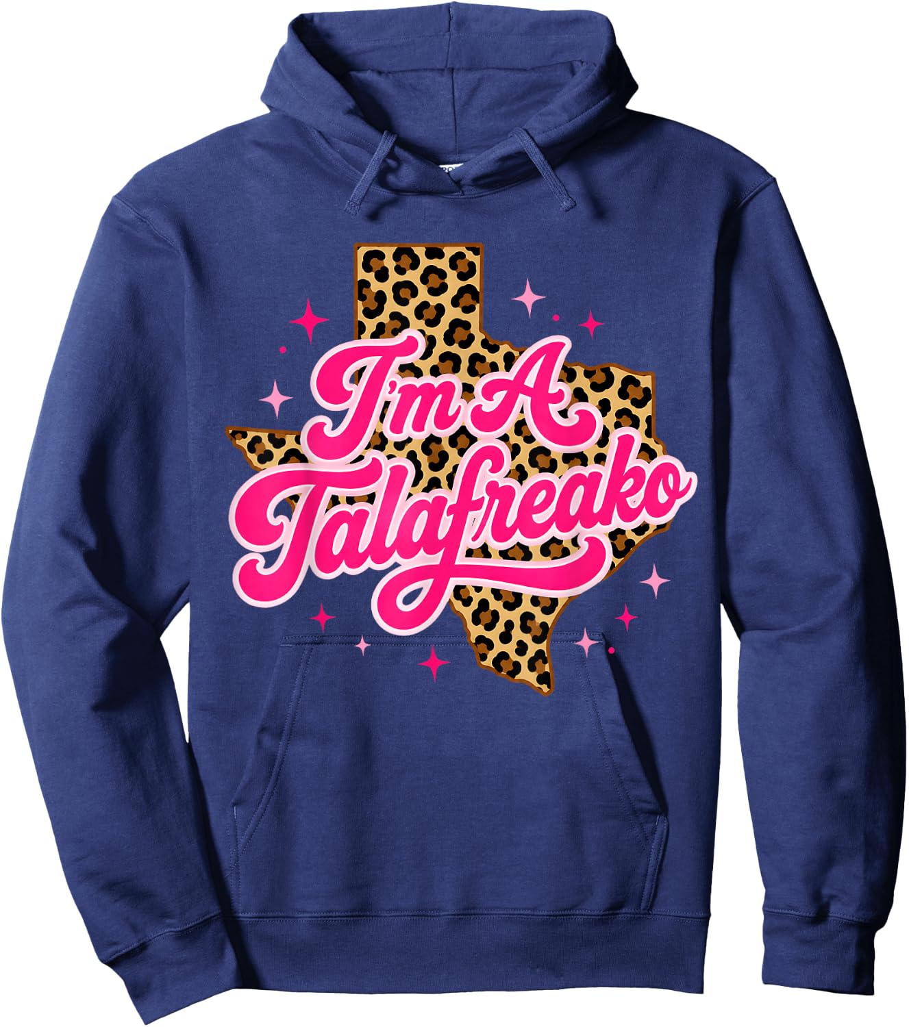 I'm a Talafreako Leopard Women Hoodie - Hoodie | Navy