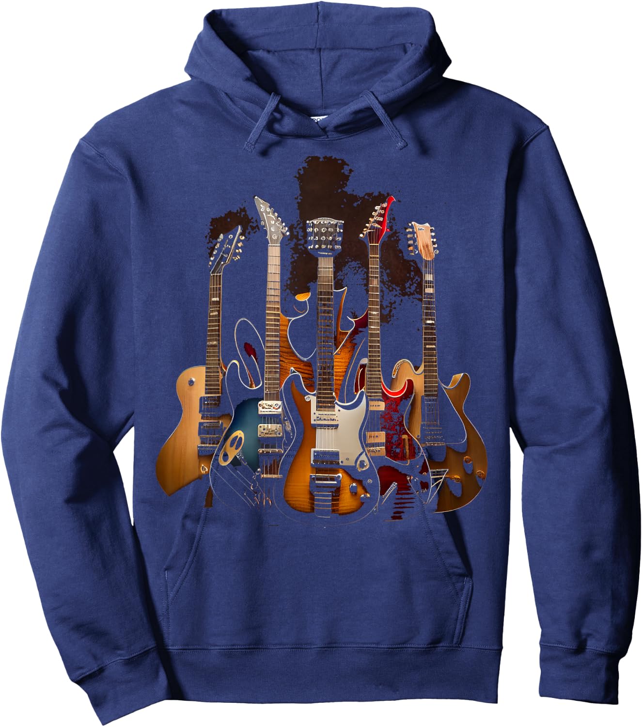 Gitarren Musiker Gitarristen Hoodie - Hoodie | Navy