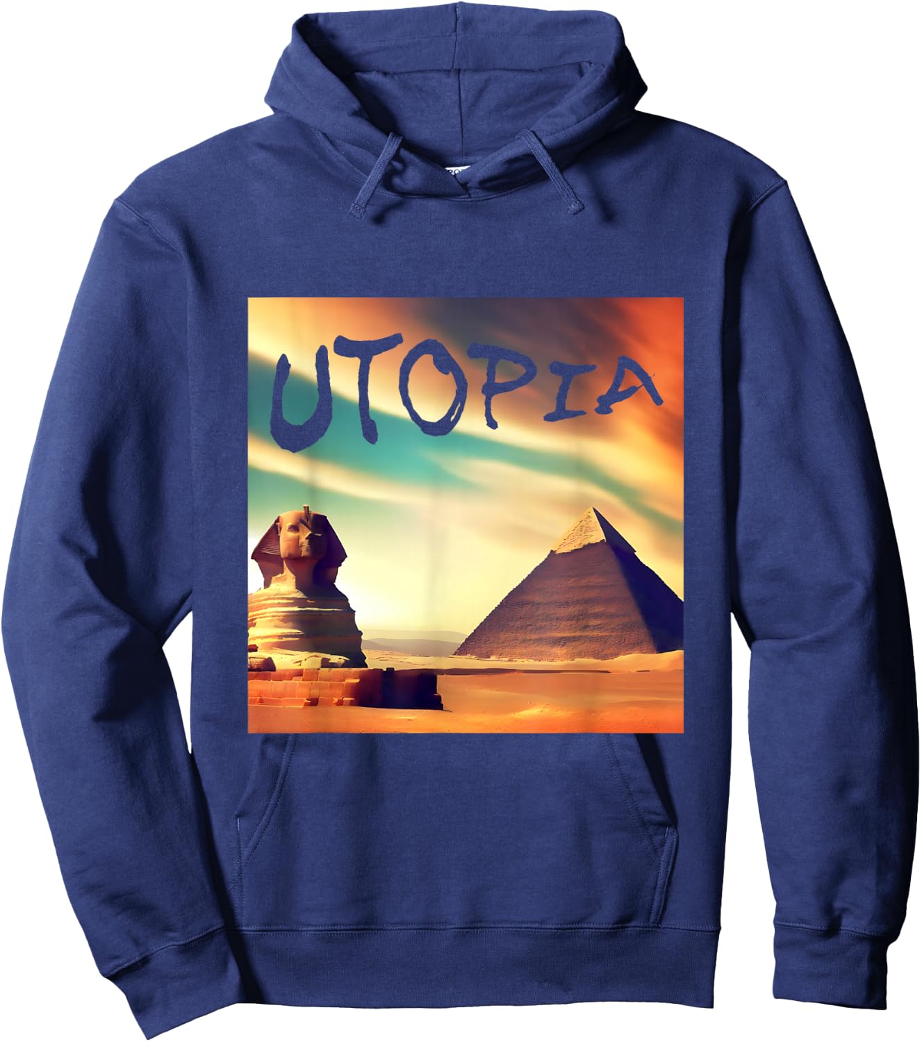 Utopia Rap Trap Hip Hop Music Hoodie - Hoodie | Navy