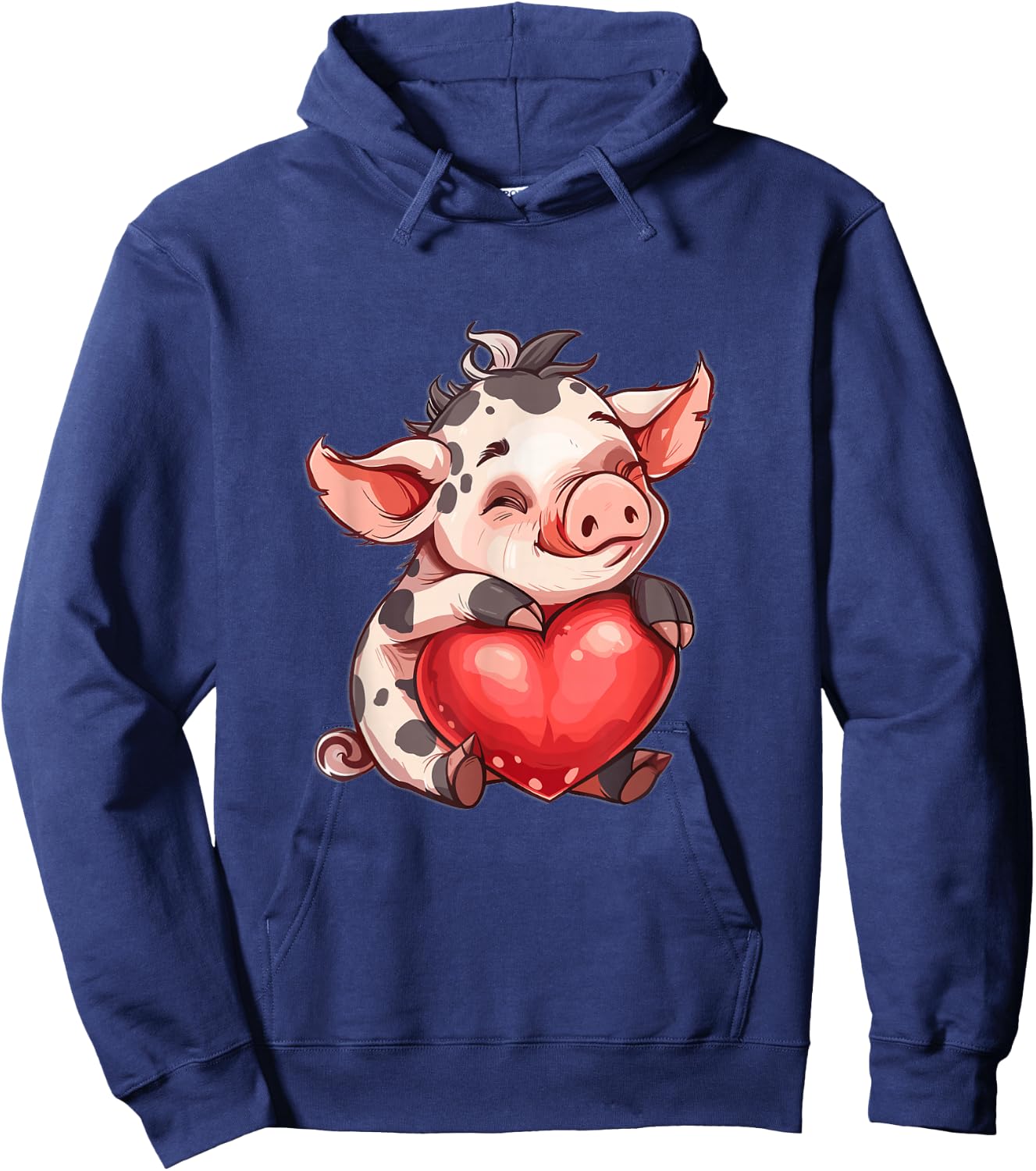 Kunekune Pig Owner Heart Kune Kune Girl Kune Kune Pig Hoodie - Hoodie | Navy