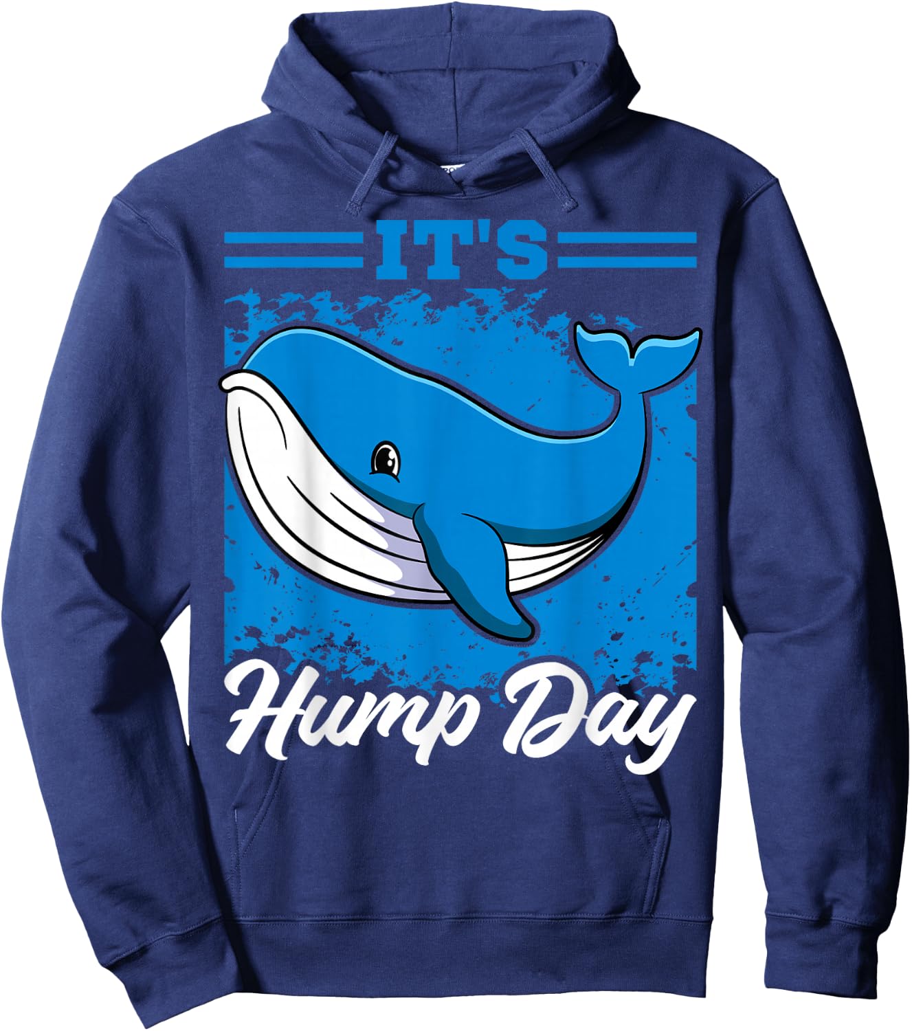 Humpback Whale Lover Cetologist Biologist Hump Day Hoodie - Hoodie | Navy