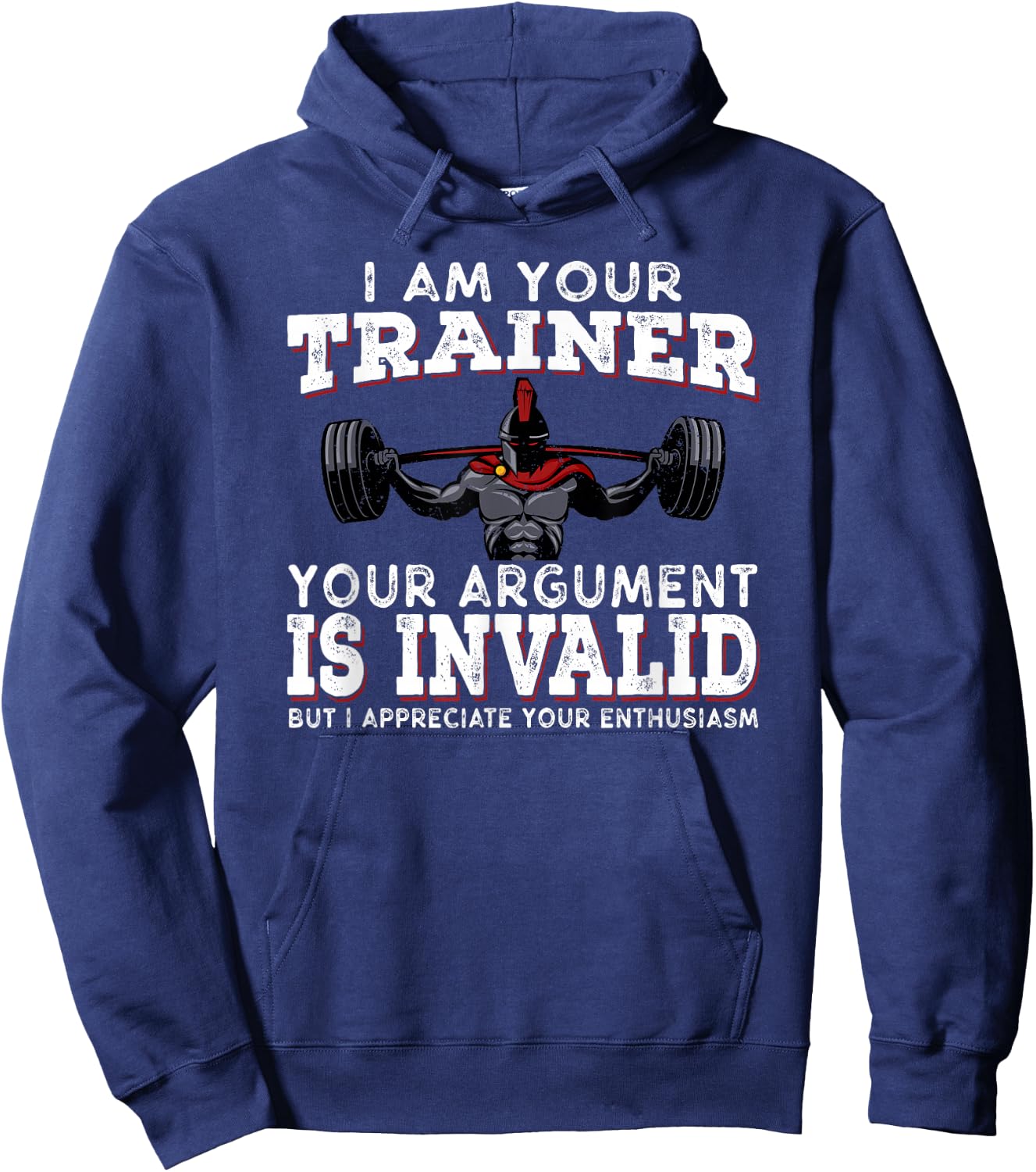 I Am Your Trainer Funny Personal Trainer fitness gym Gift Hoodie - Hoodie | Navy