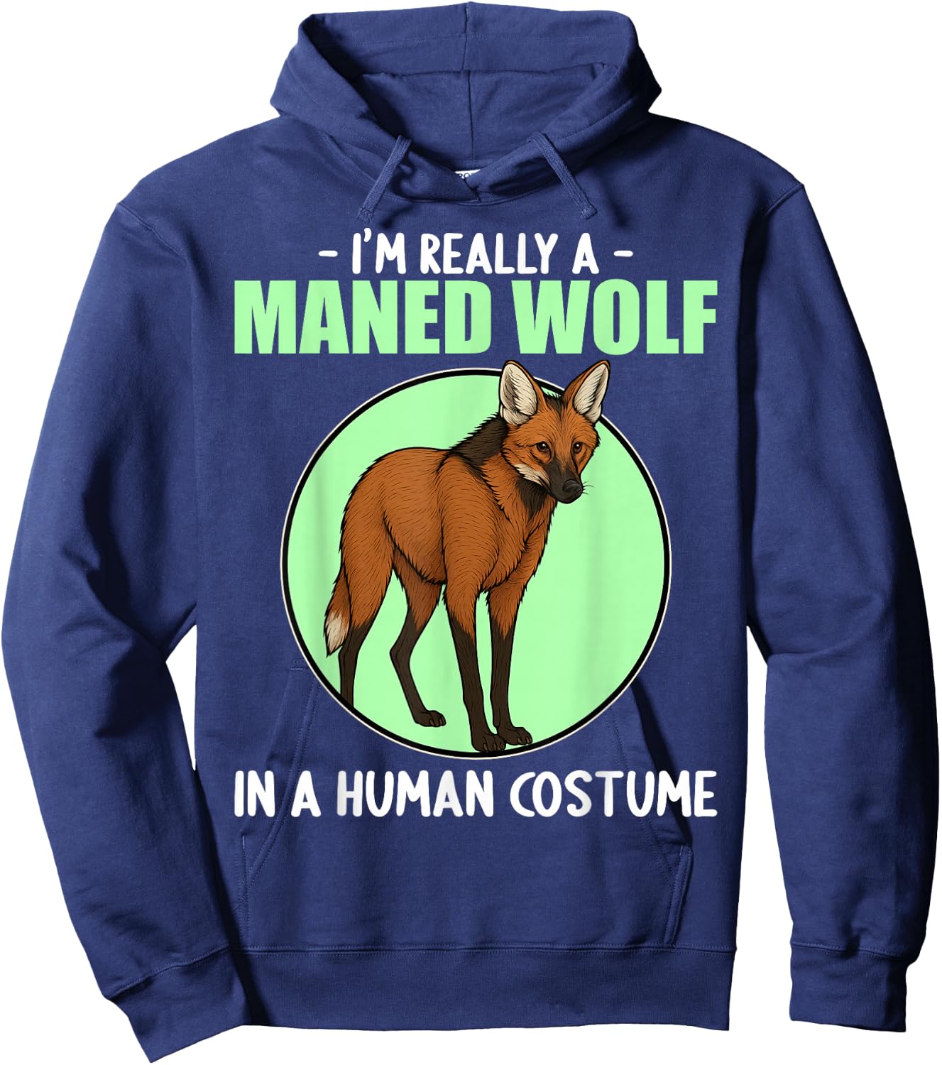 Maned Wolves Maned Wolf Hoodie - Hoodie | Navy