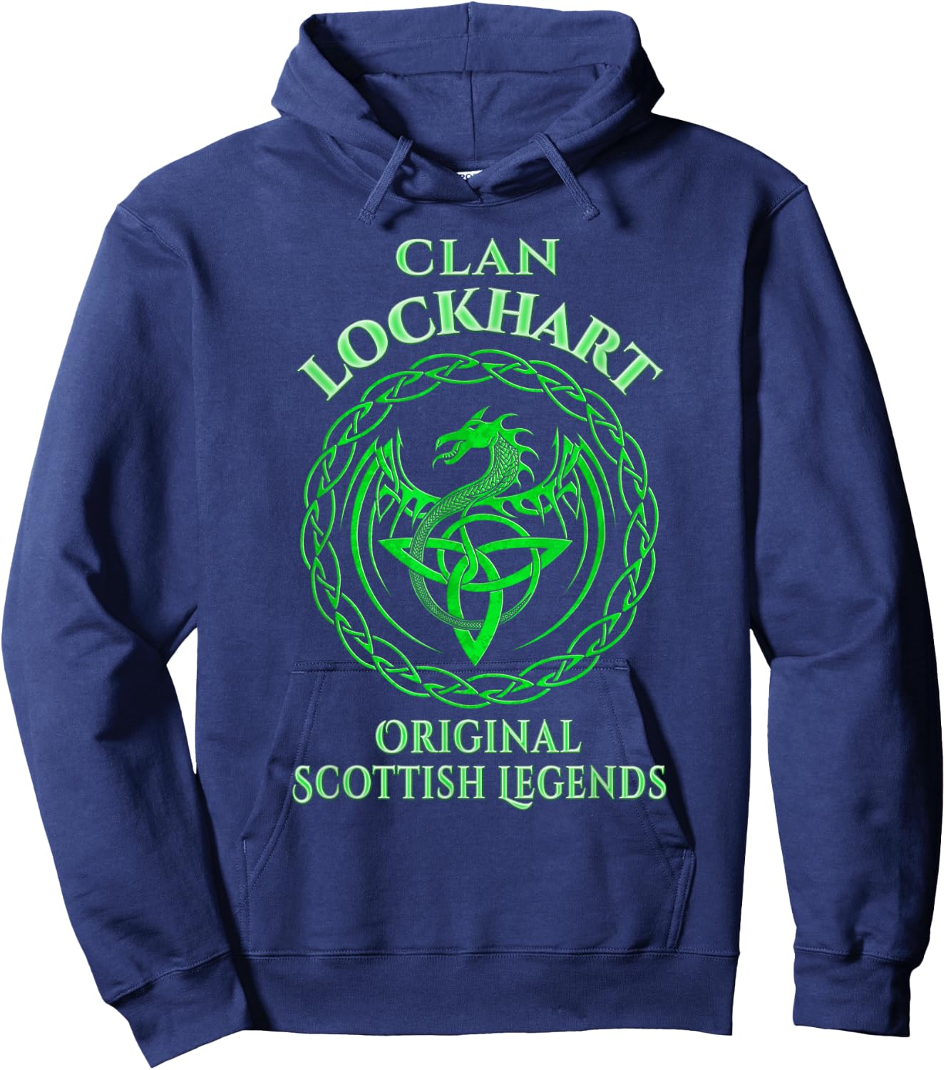 Lockhart Original Scottish Legends - Lockhart Family Hoodie - Hoodie | Navy