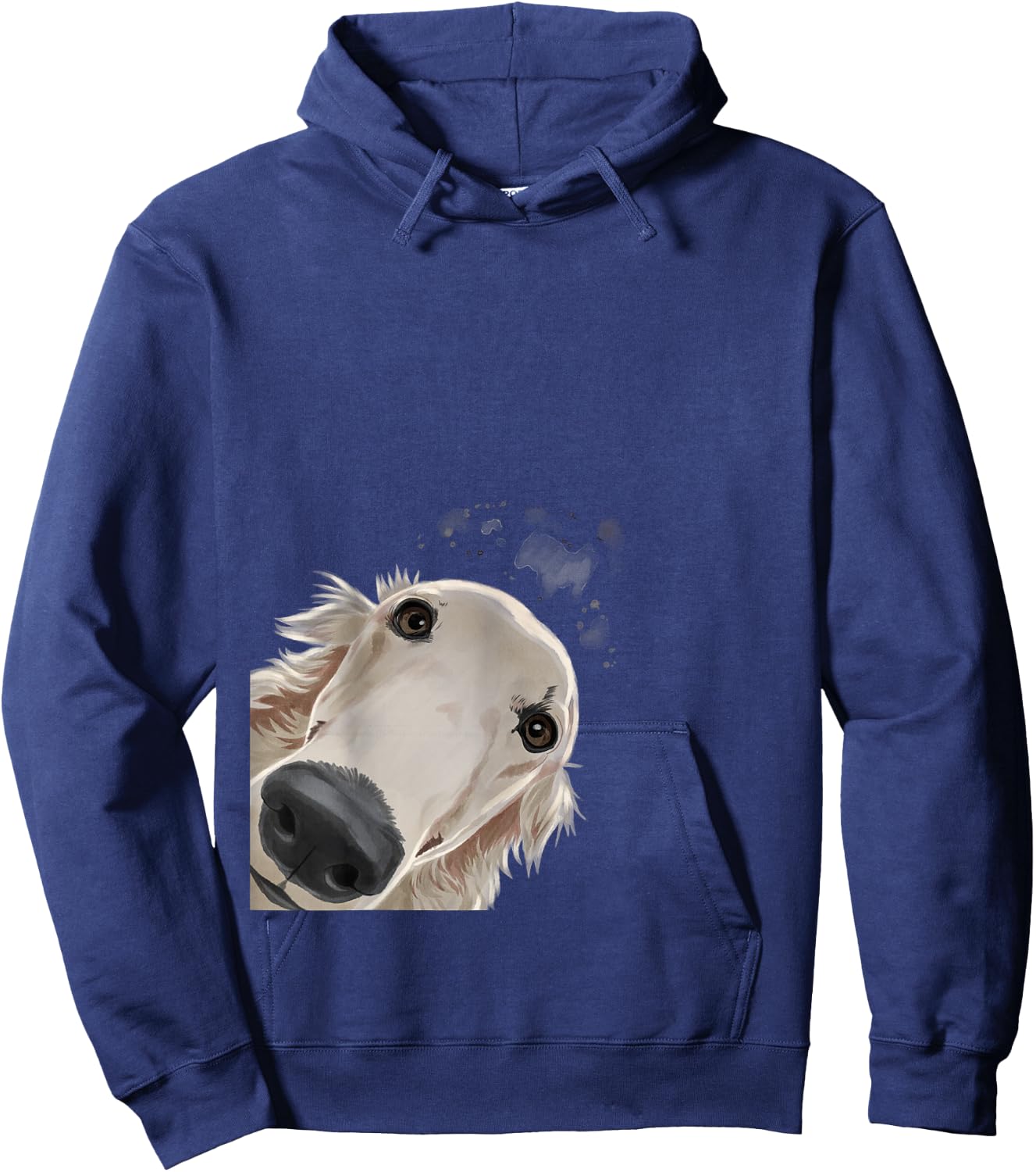 Curious Dog Barsoi Hoodie - Hoodie | Navy