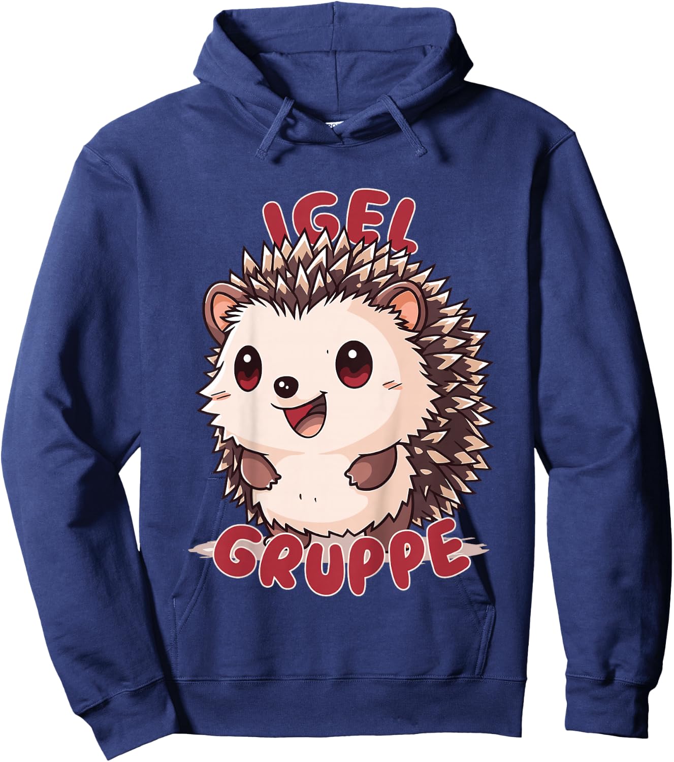 Kinder Niedlicher Igel für Kindergarten, Igelgruppe Kita Hoodie - Hoodie | Navy