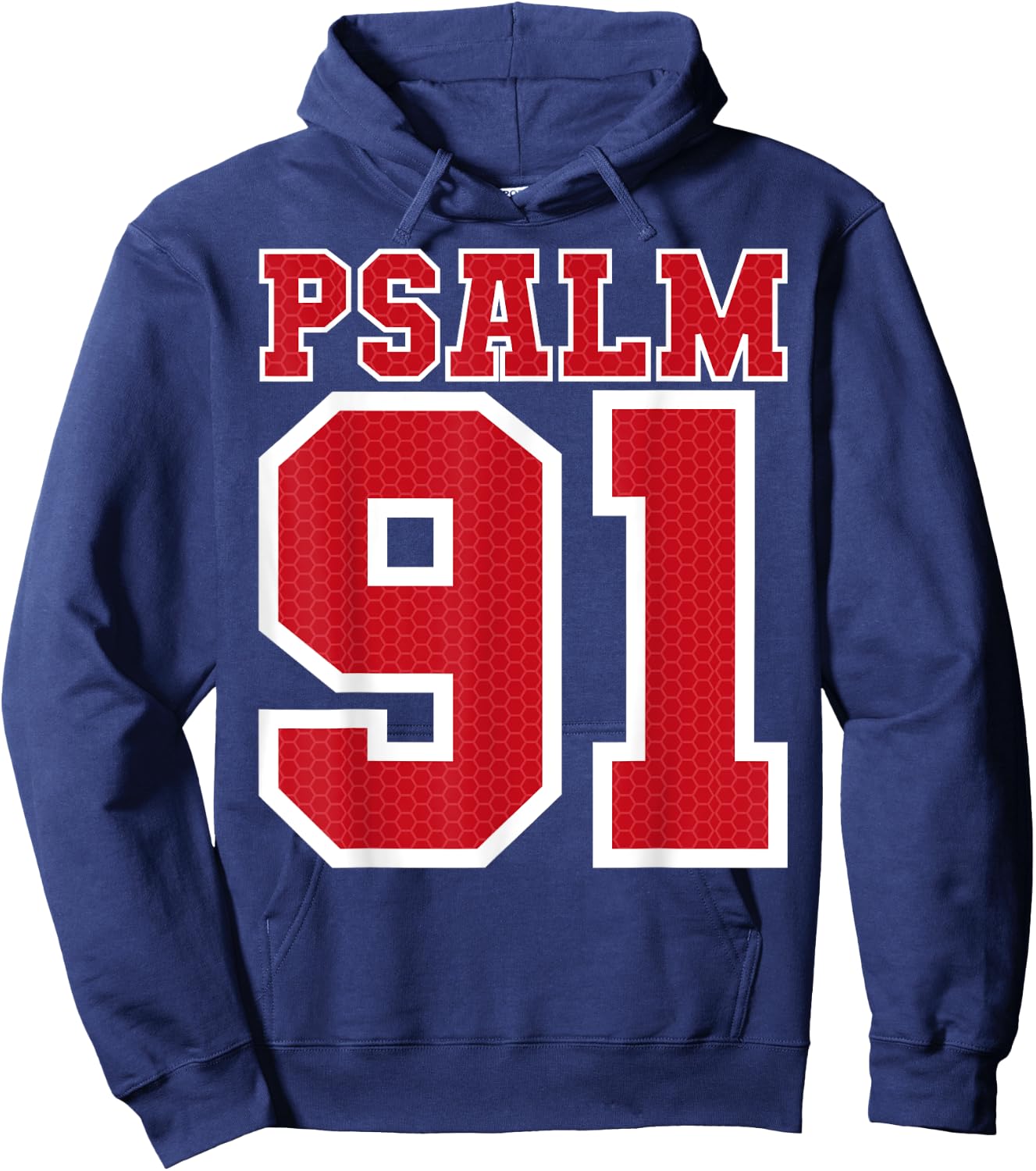 Psalm 91 Bible Verse Christian Shirt My Refuge My Jesus Hoodie - Hoodie | Navy