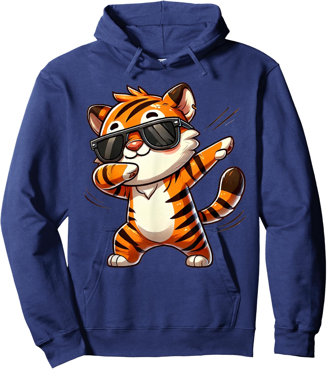 Tiger Dabbing | Süßer Tiger am Tanzen mit Tigermotiv Hoodie - Hoodie | Navy
