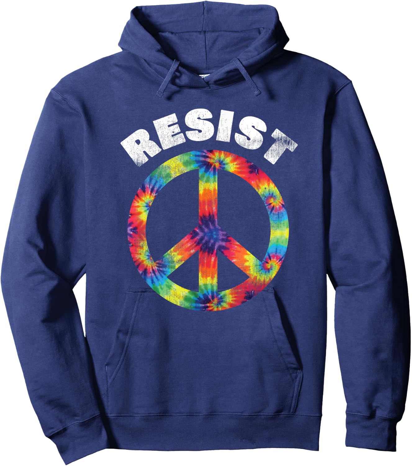 Peaceful Protest | Resist Hoodie - Hoodie | Navy