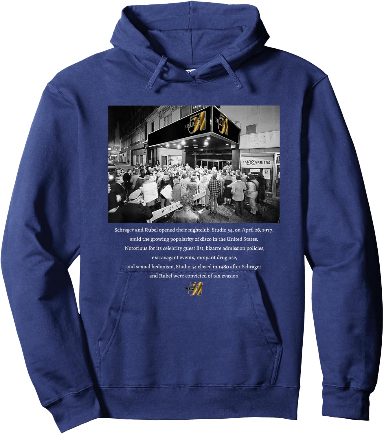 Studio 54_Disco_004 Hoodie - Hoodie | Navy