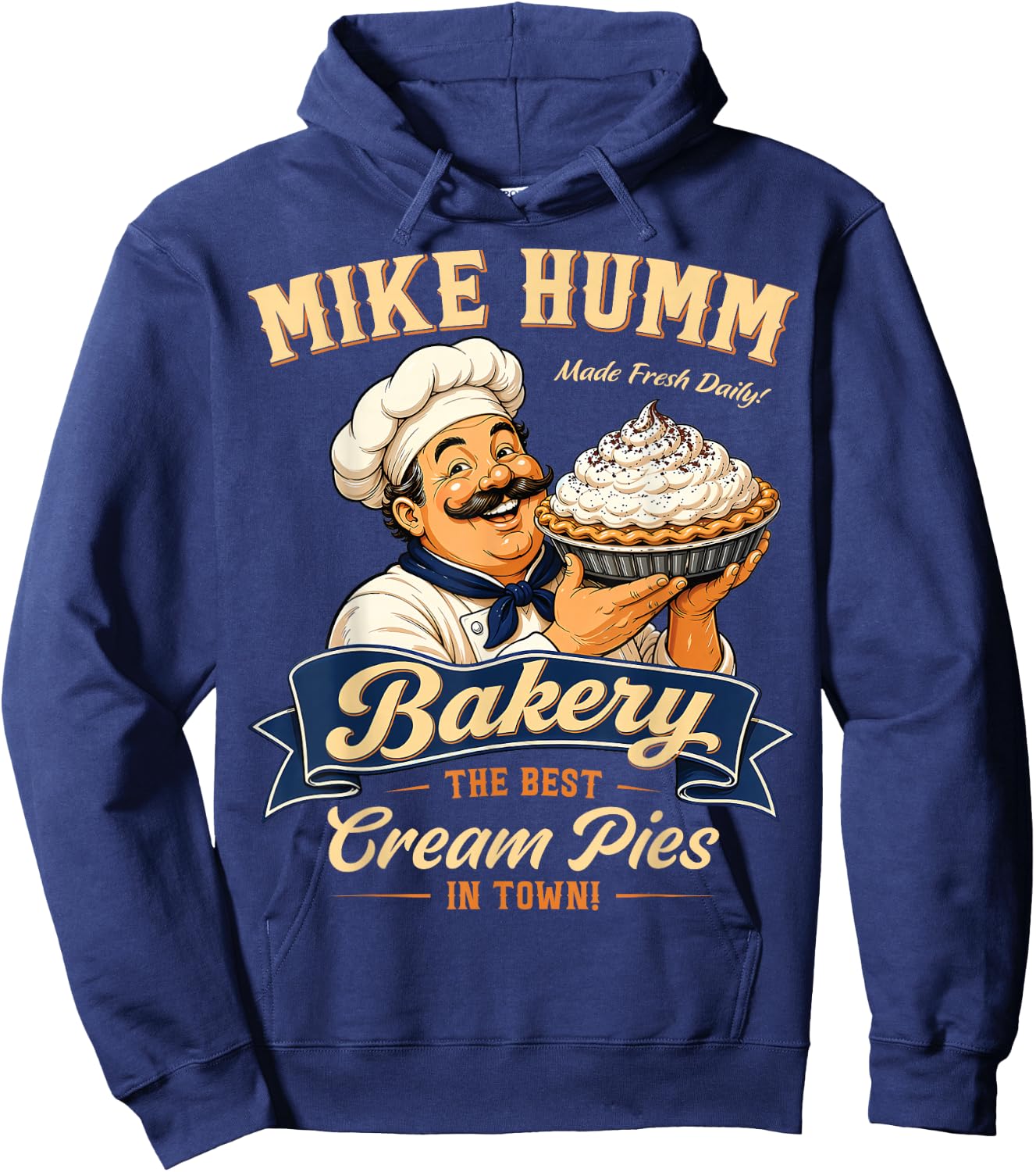 Funny Adult Humor Mike Humm Innuendo Joke Pun Gag Gifts Hoodie - Hoodie | Navy