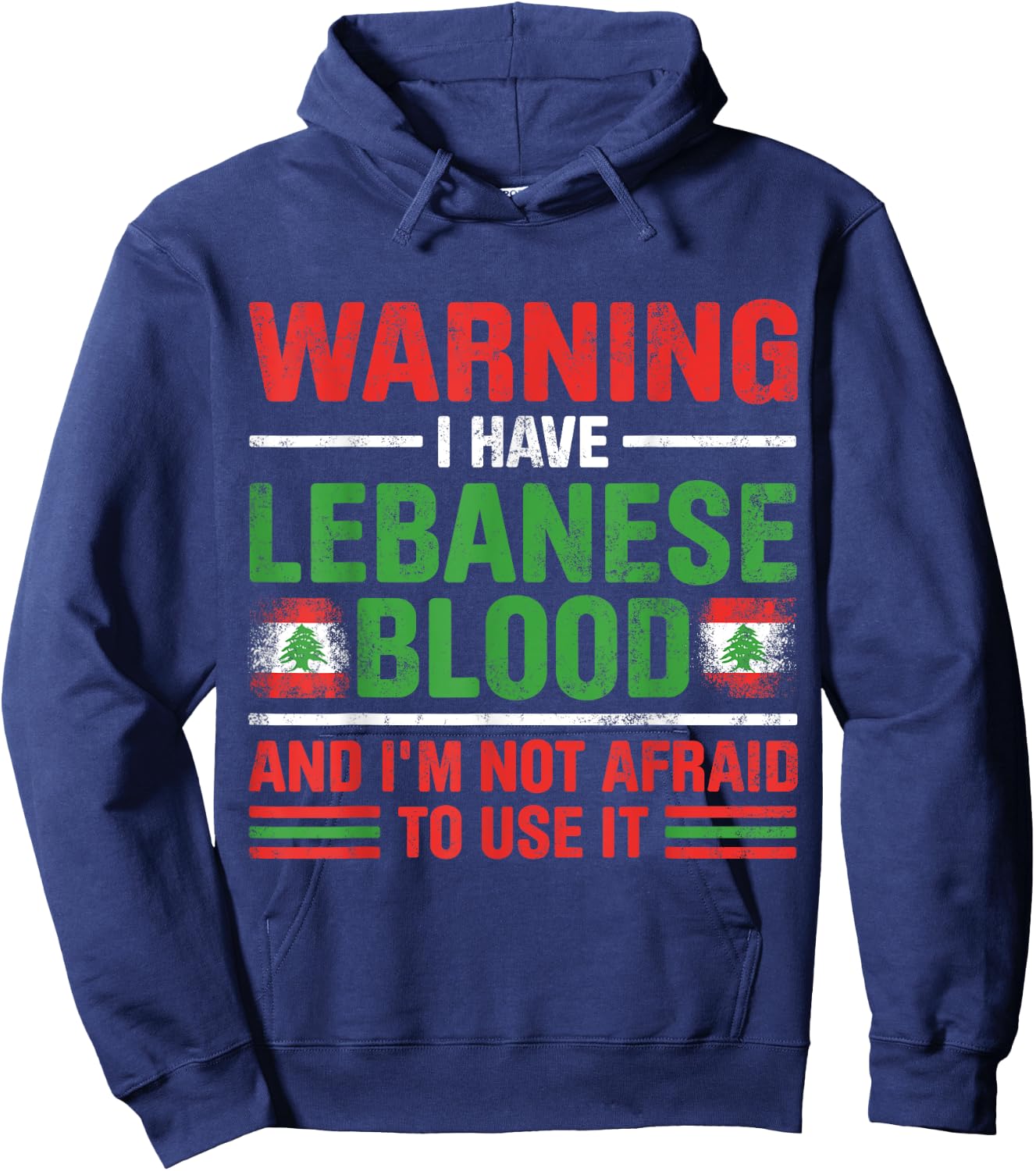 Lebanese Lebanese Roots Lebanese Heritage Lebanese Proud Flag Lebanese , Black, S Hoodie - Hoodie | Navy