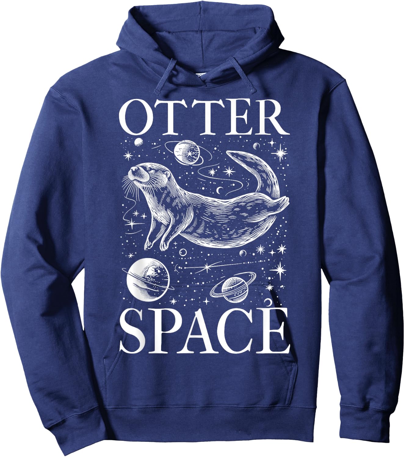 Otter Lover I'm from Otter Space Lustiges Sea Otter Wortspiel Hoodie - Hoodie | Navy