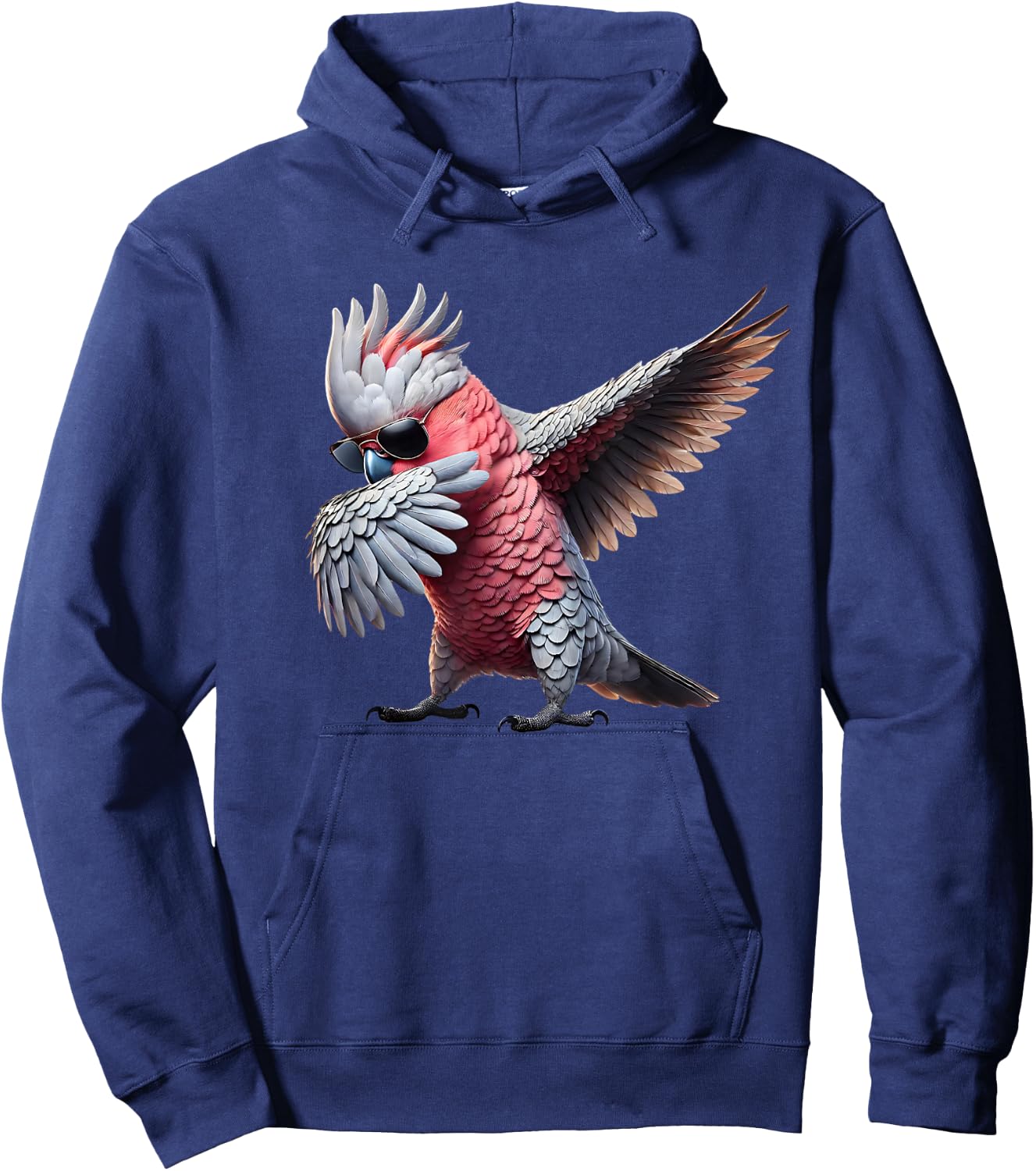 Dabbing Cockatoo Galah Parrot Lover Birding Hoodie - Hoodie | Navy