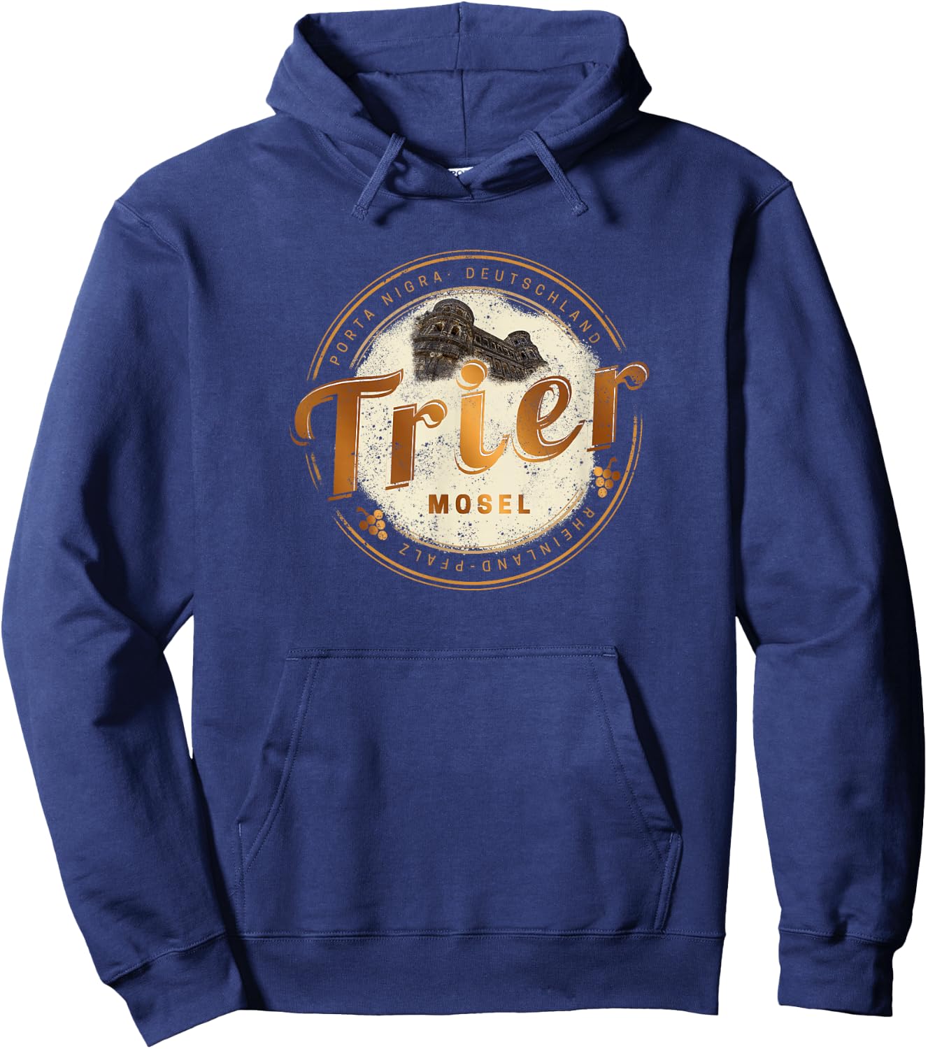 Trier Vintage Mosel Rheinland-Pfalz Deutschland Hoodie - Hoodie | Navy