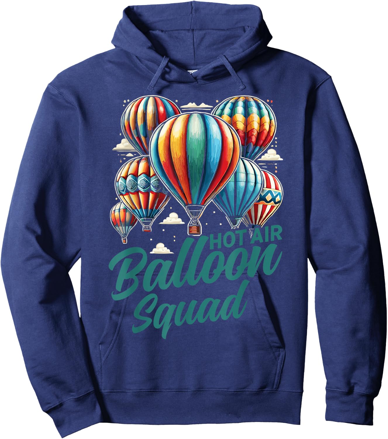 Hot Air Ballon Squad Hot Air Balloon Hoodie - Hoodie | Navy