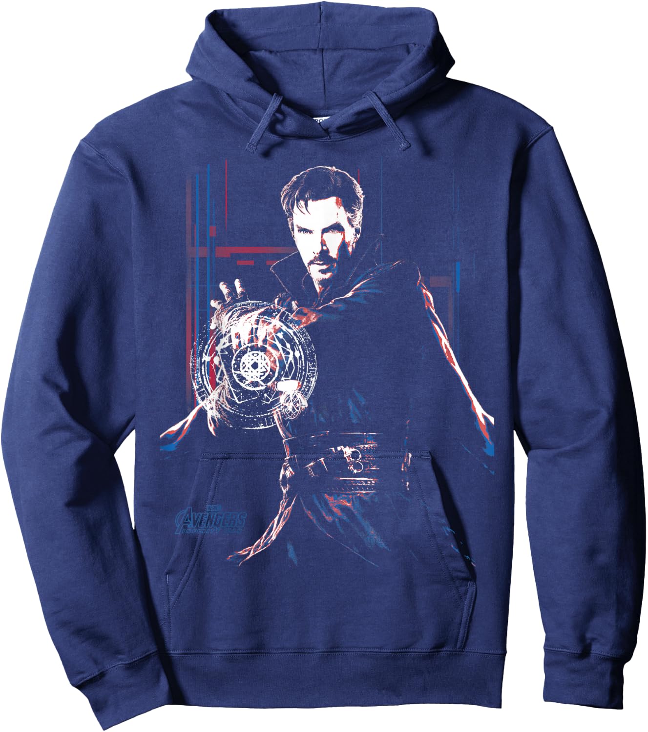 Marvel Avengers: Infinity War Doctor Strange Dark Portrait Hoodie - Hoodie | Navy