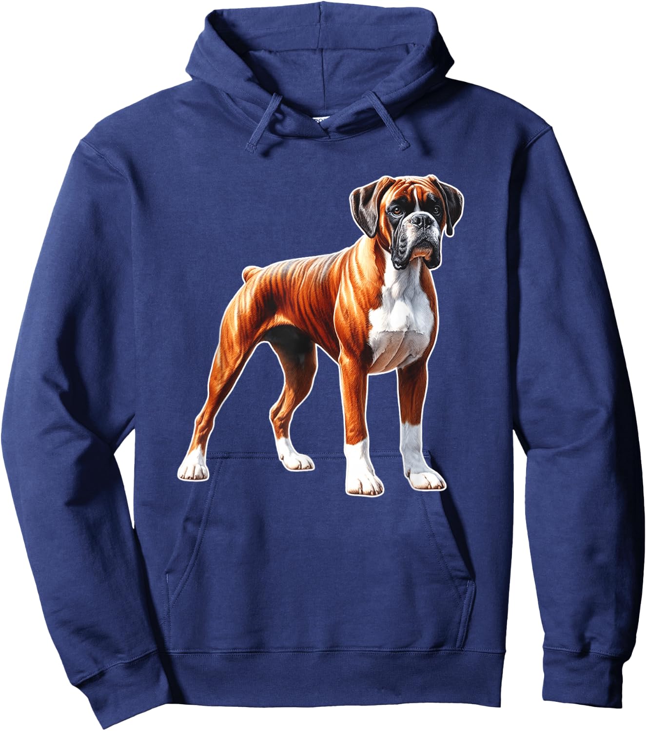 Boxer Dog Hoodie - Hoodie | Navy