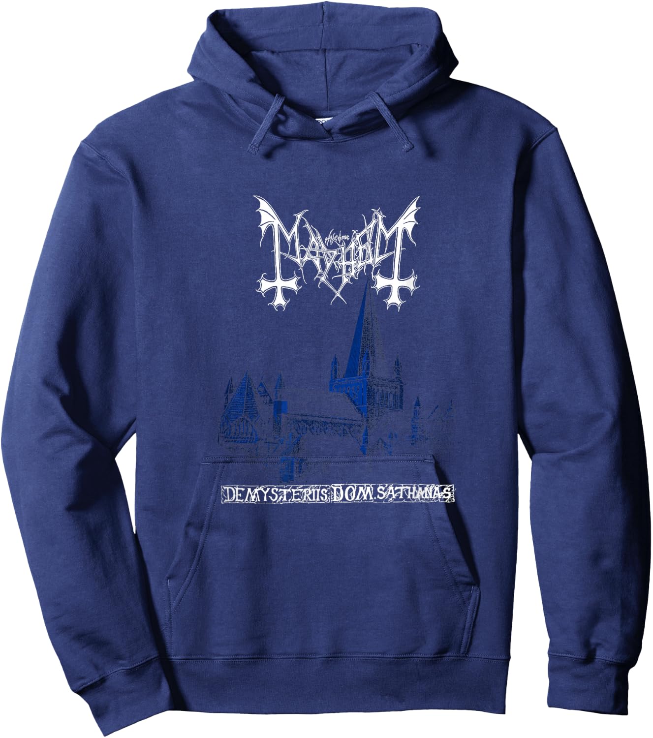 Mayhem Official Merchandise - DeMysteriis , black Hoodie - Hoodie | Navy