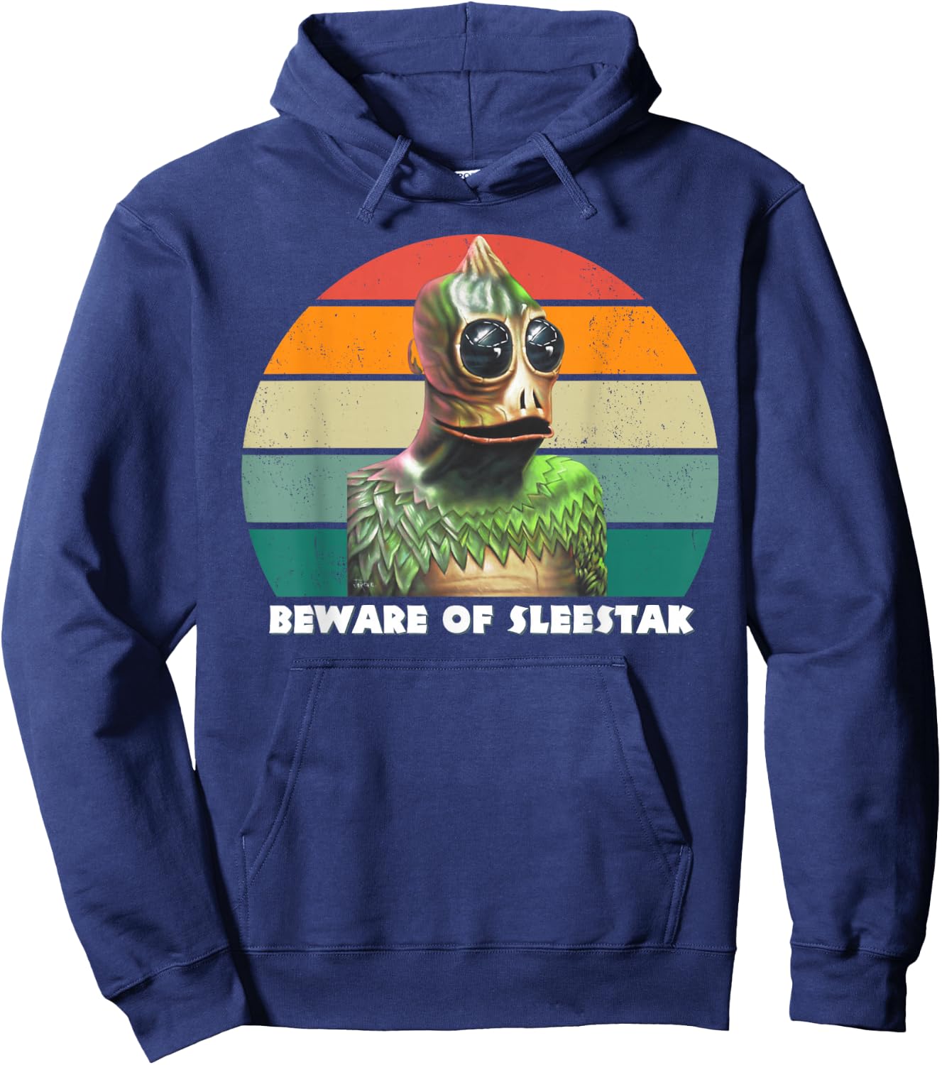 Sleestak, Funny land Of The Lost Shirt, Classic Televison Hoodie - Hoodie | Navy