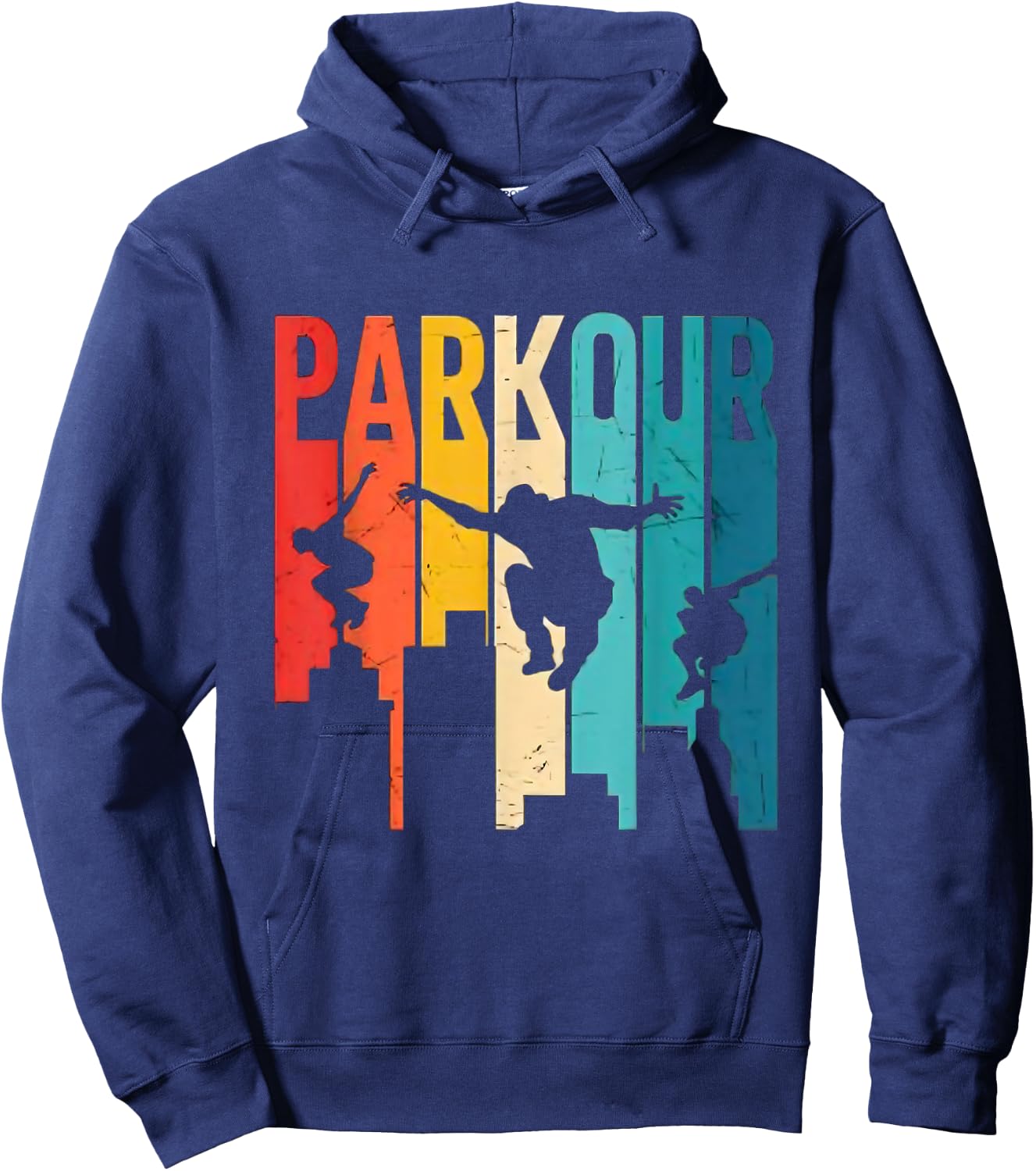 Vintage Parkour Jungen Shirt Parkour Lovers für Männer und Mädchen Hoodie - Hoodie | Navy