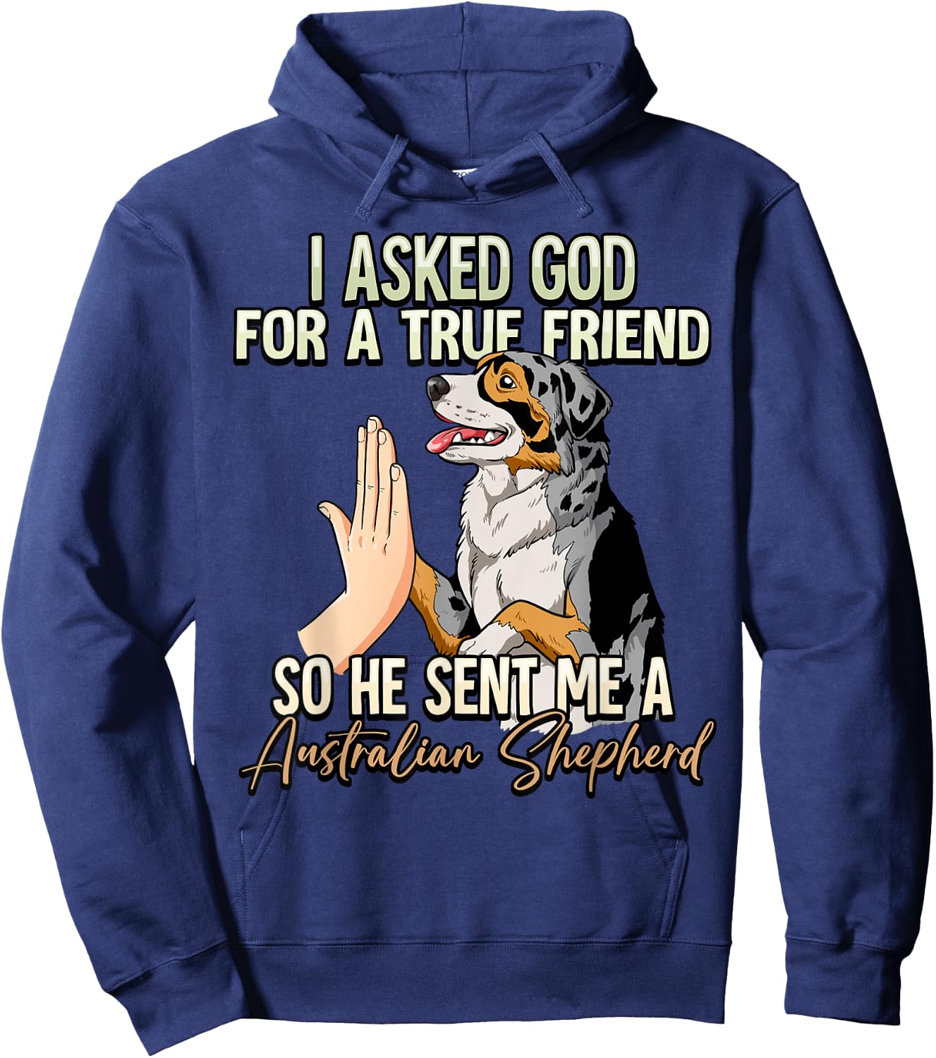 Australian Shepherd Hoodie - Hoodie | Navy