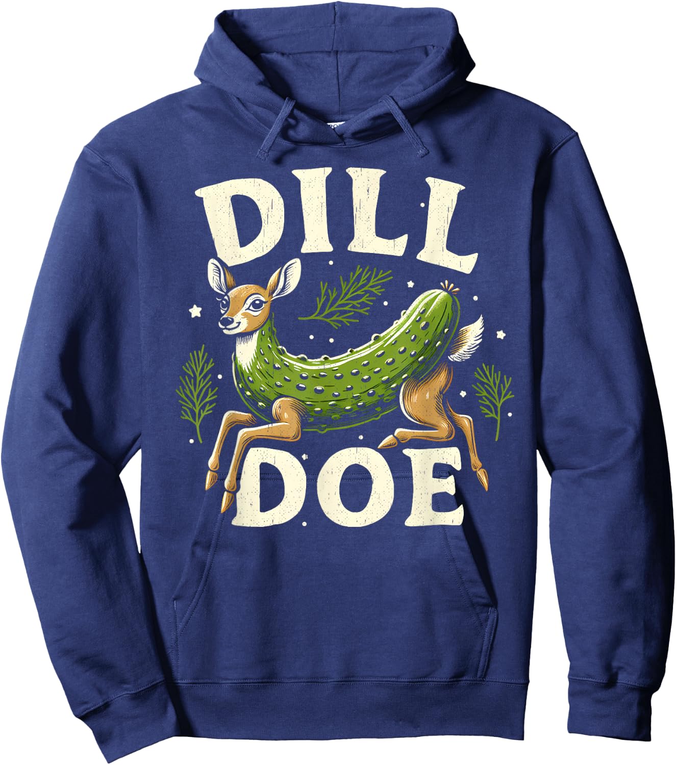 Dill Doe Funny Dirty Adult Humor Inappropriate Offensive Gag Hoodie - Hoodie | Navy
