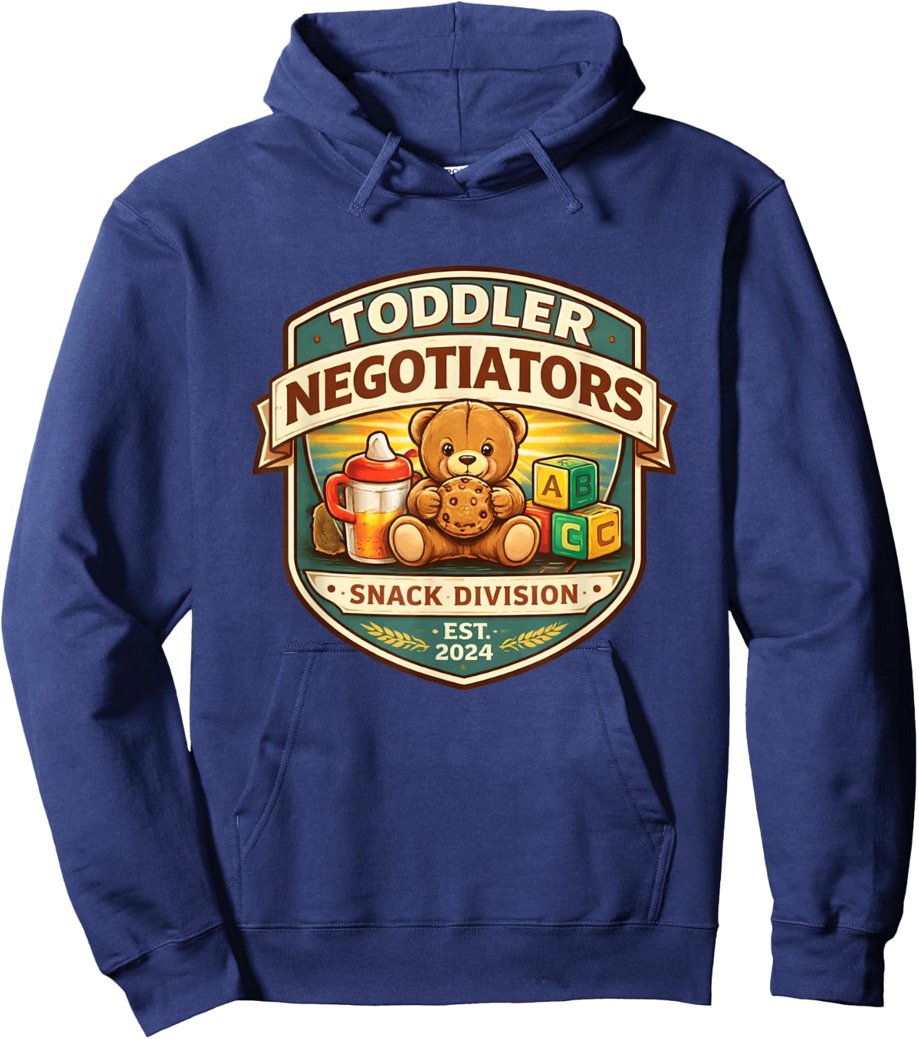 Professional Toddler Negotiator Funny Parenting Quotes Hoodie - Hoodie | Navy