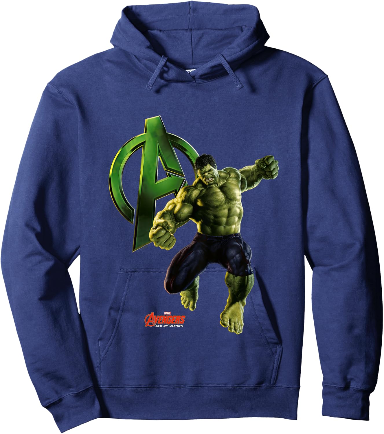Kids Avengers Age Of Ultron Hulk Hoodie - Hoodie | Navy