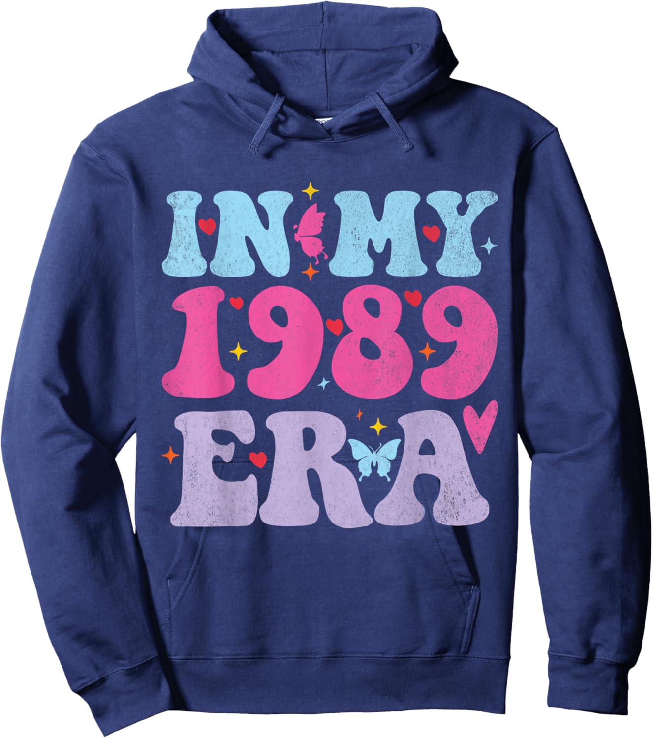 In My 1989 Era Kids Boys Girls Teachers for Youth Hoodie - Hoodie | Navy