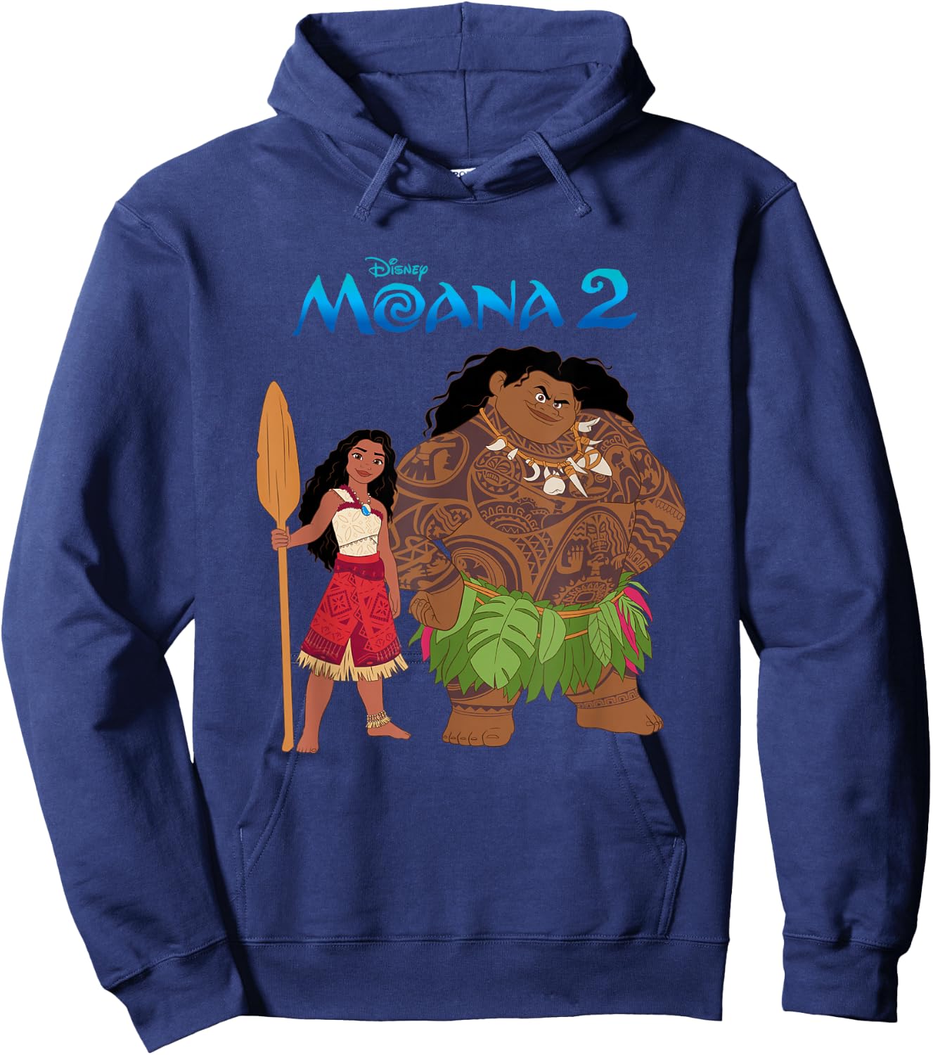 Disney Moana 2 Maui & Moana Oceania Duo , gray Hoodie - Hoodie | Navy
