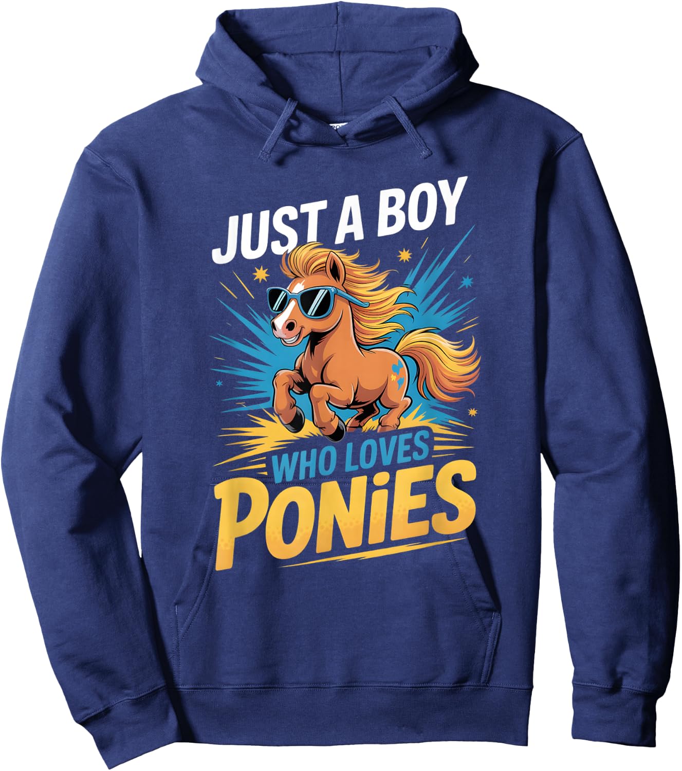 Boys Pony Hoodie - Hoodie | Navy