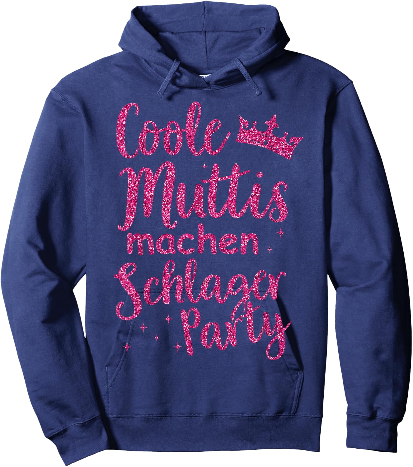 Schlager Music Costume Schlagerfan Schlager Music Party Girls , black Hoodie - Hoodie | Navy