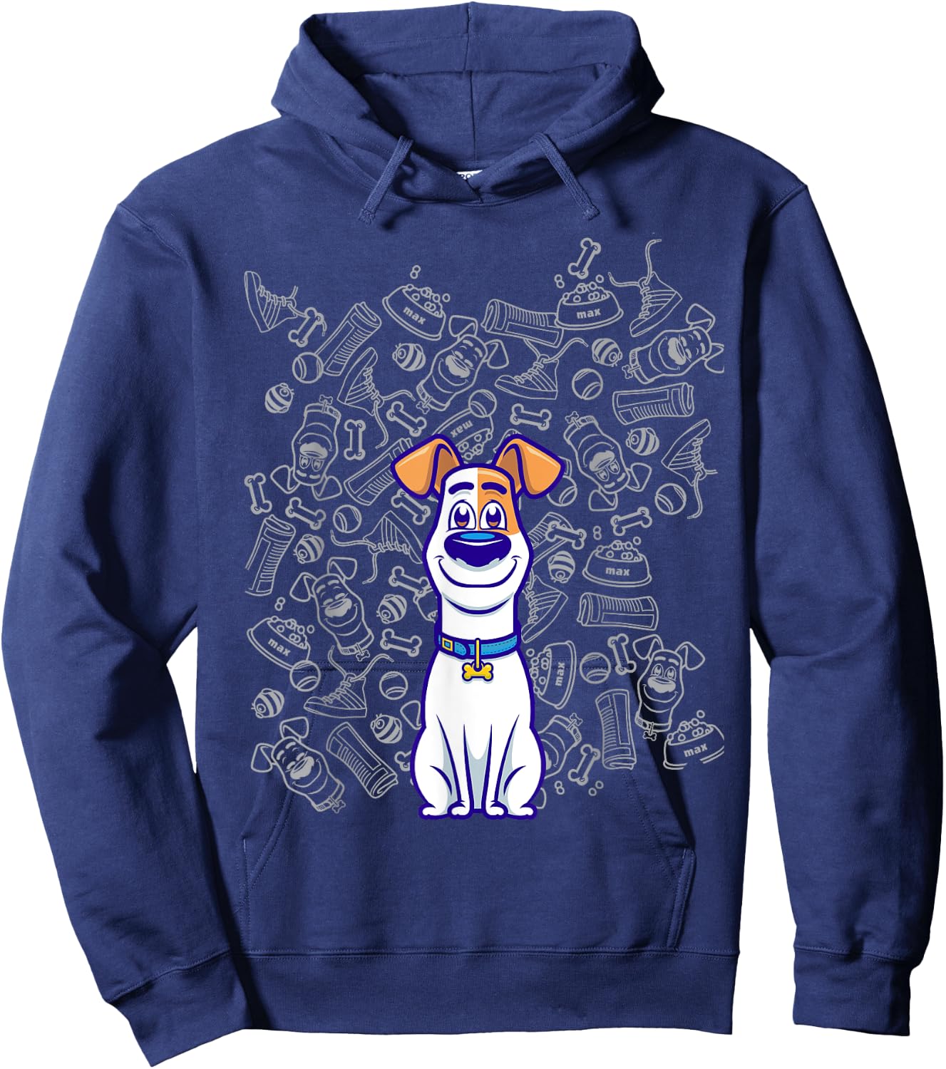 Secret life of Pets 2 - Max Allover Hoodie - Hoodie | Navy