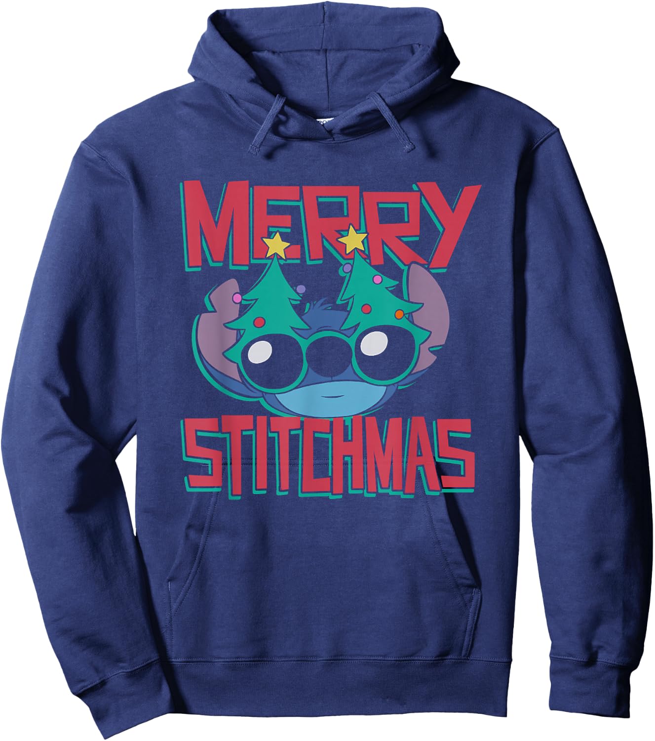 Disney Lilo & Stitch Christmas Merry Stitchmas Hoodie - Hoodie | Navy