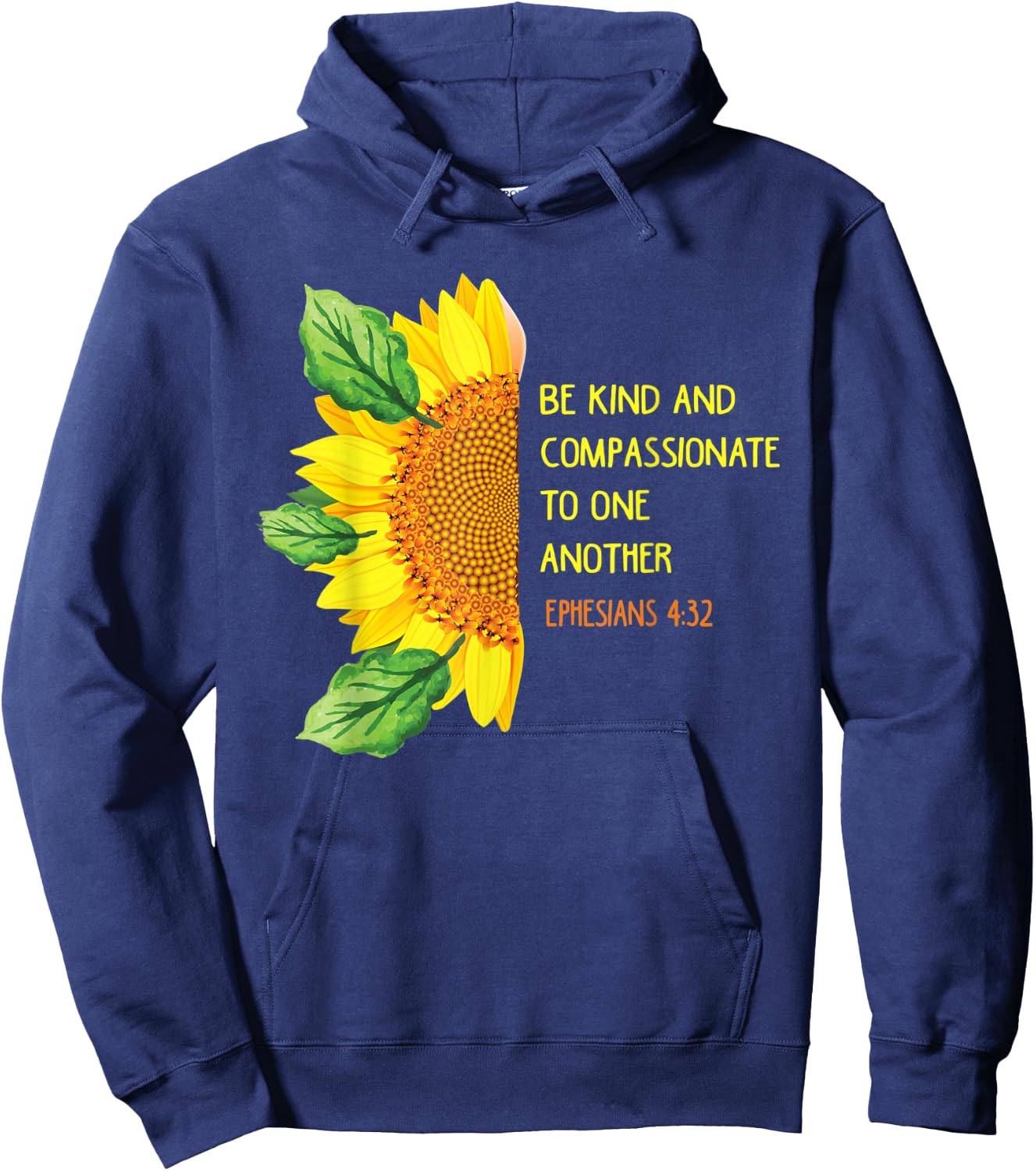 Ephesians 4:32 Christian Bible Verse Religious Hoodie - Hoodie | Navy
