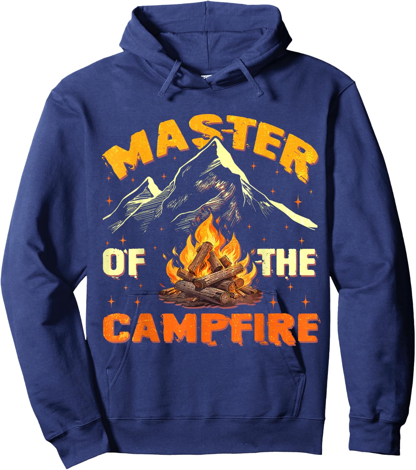 Master Of The Campfire Men Women Camping Funny Outdoor Hoodie - Hoodie | Navy