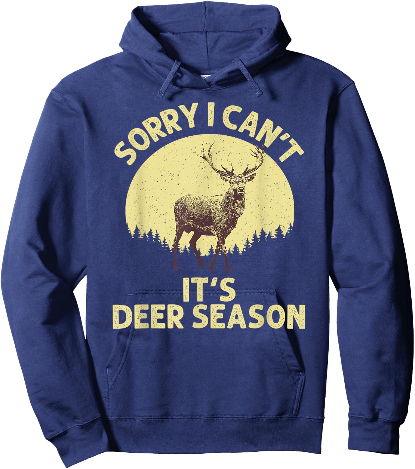 Deer Hunting Art Women Wildlife Hunter Deer Hunting Hoodie - Hoodie | Navy