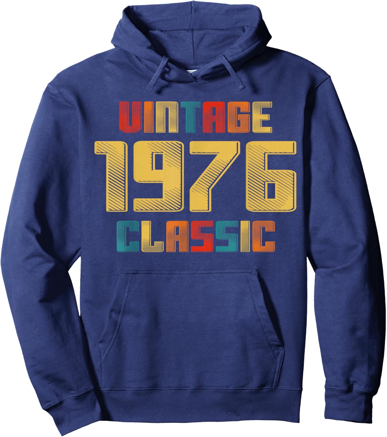 50th Birthday Vintage 1976 Classic 50 Year Old Legend 1976 Hoodie - Hoodie | Navy