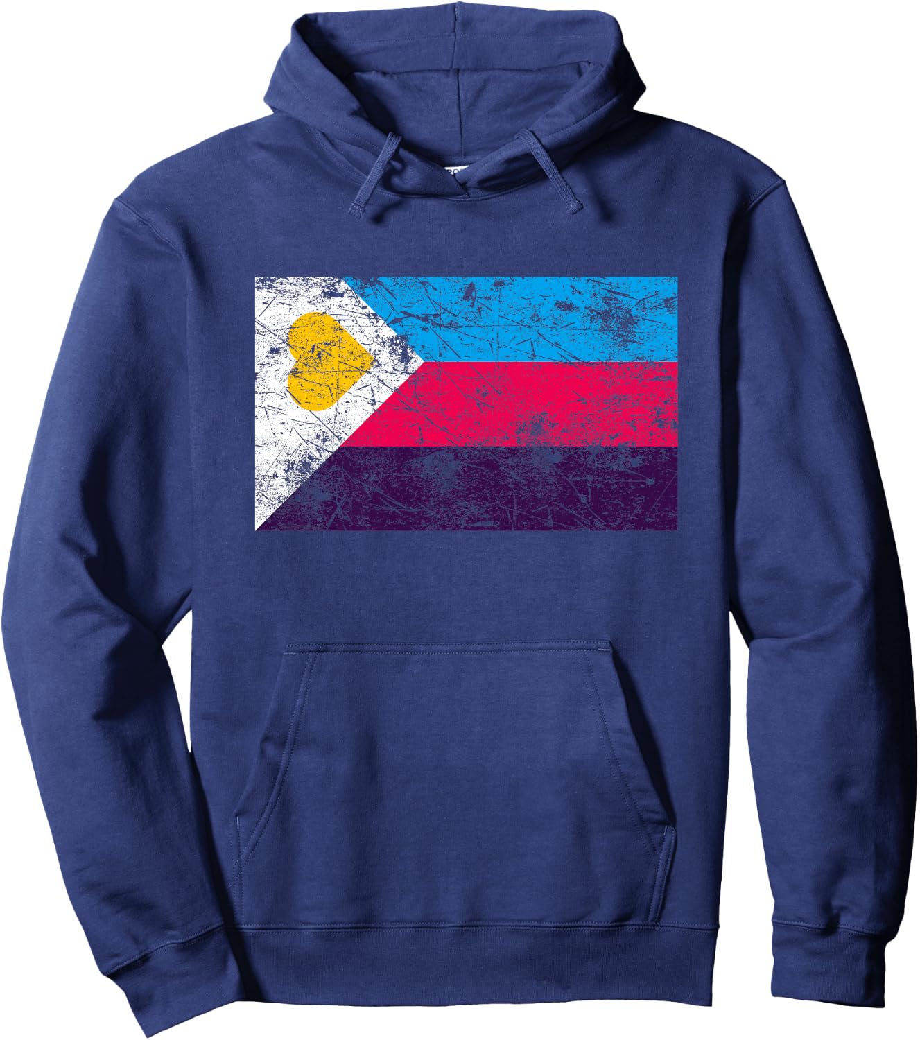 Polyamorie-Flagge Premium Hoodie - Hoodie | Navy