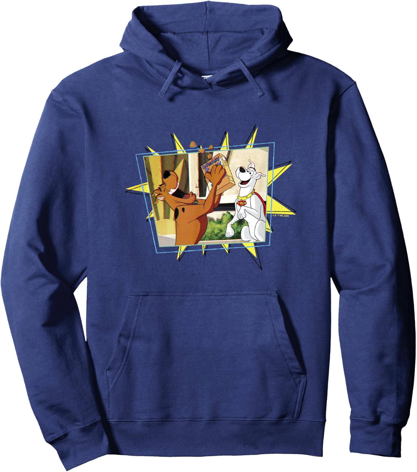 Scooby-Doo! And Krypto, Too! Scooby & Krypto Comic Snacks Hoodie - Hoodie | Navy