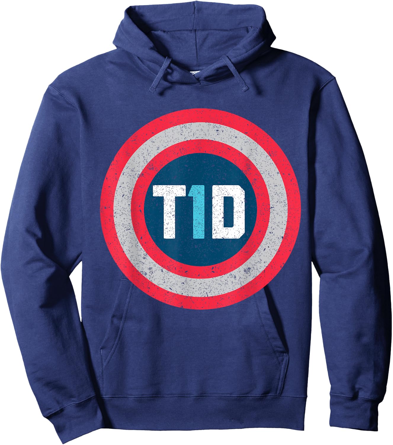 T1D Diabetic Type 1 Diabetes Awareness Men Women Kid Hoodie - Hoodie | Navy