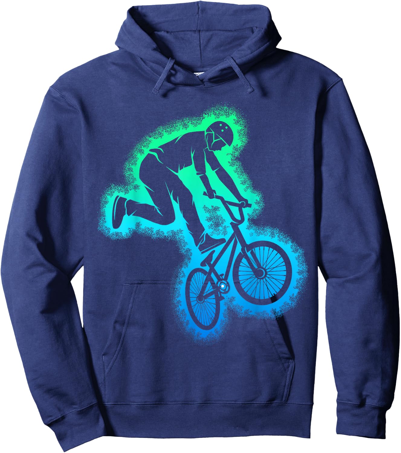 BMX Bike Bicycle Kids Boys Hoodie - Hoodie | Navy