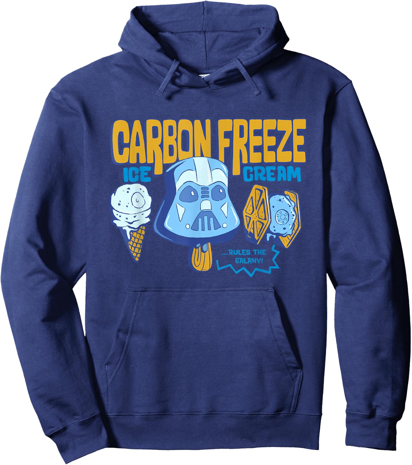 Star Wars Darth Vader Empire Carbon Freeze Ice Cream Funny Hoodie - Hoodie | Navy