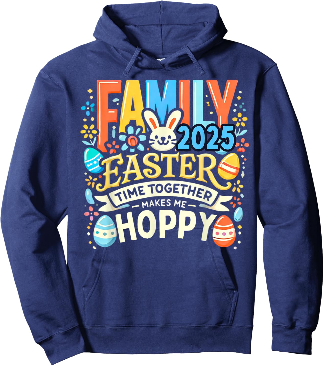 Family Easter 2025 Easter Crew Matching Group Hoodie - Hoodie | Navy