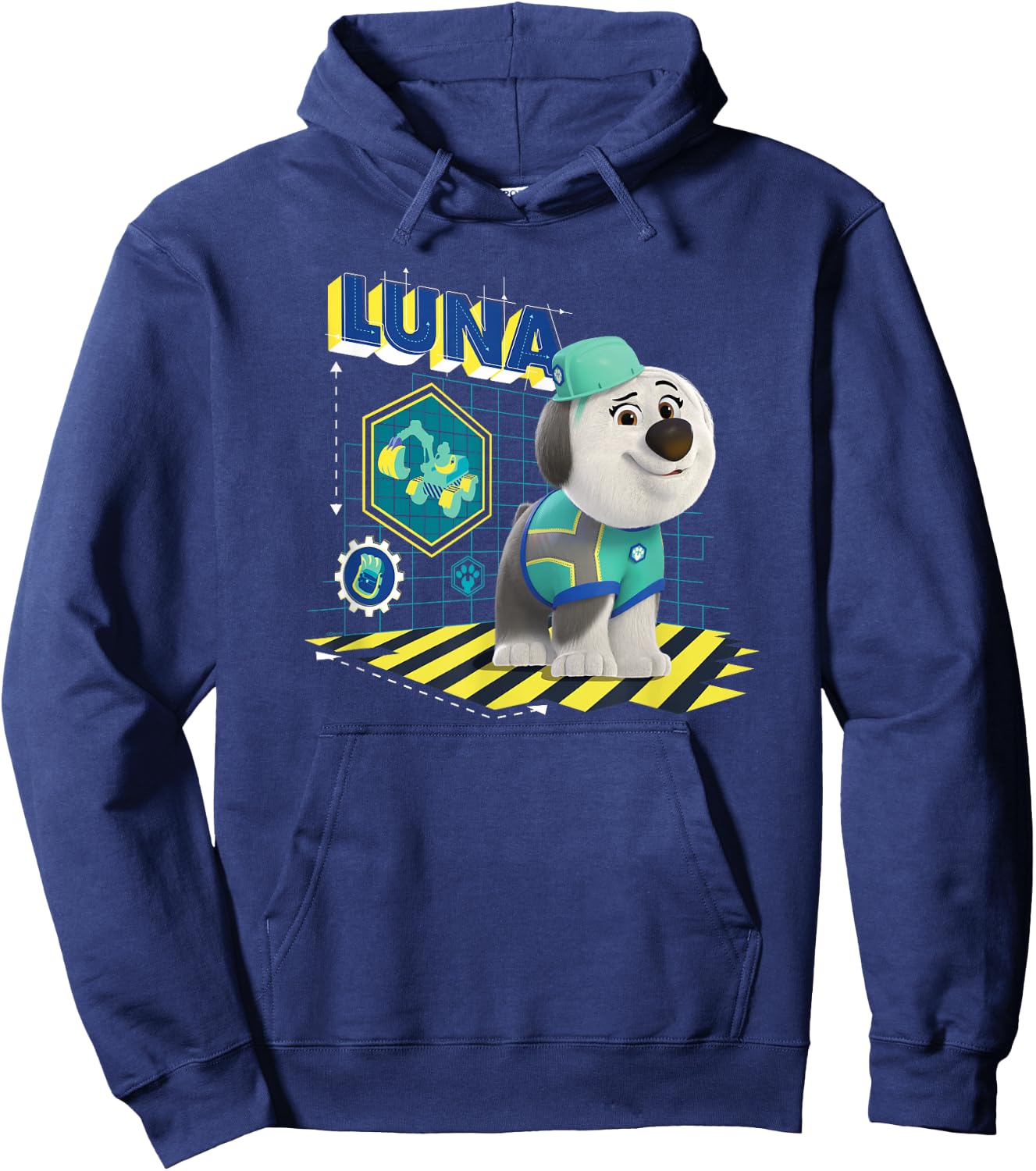 Disney Junior Pupstruction Luna Sheepdog Steam Shovel Hoodie - Hoodie | Navy