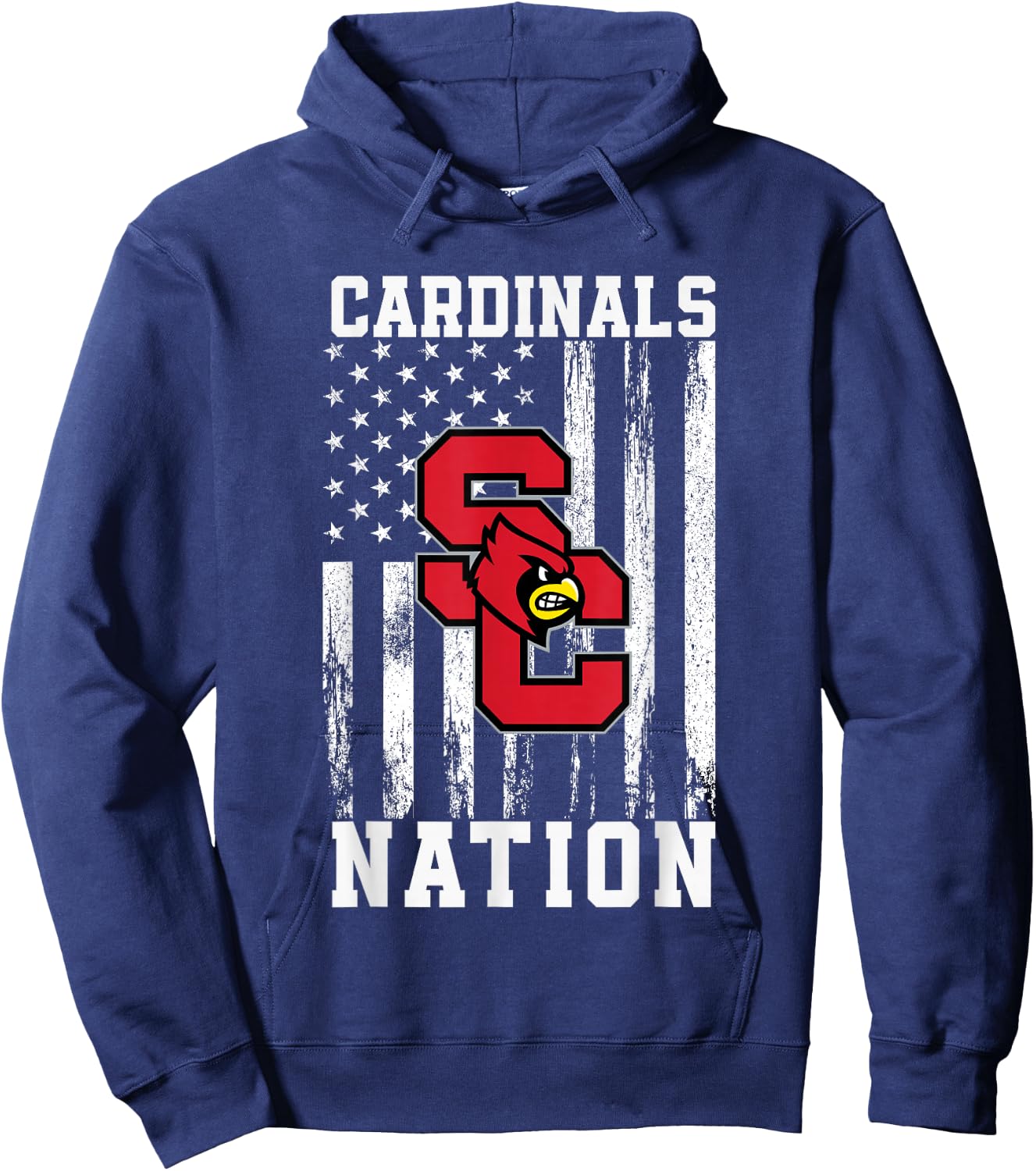Scott County Cardinals Logo Nation HS Hoodie - Hoodie | Navy